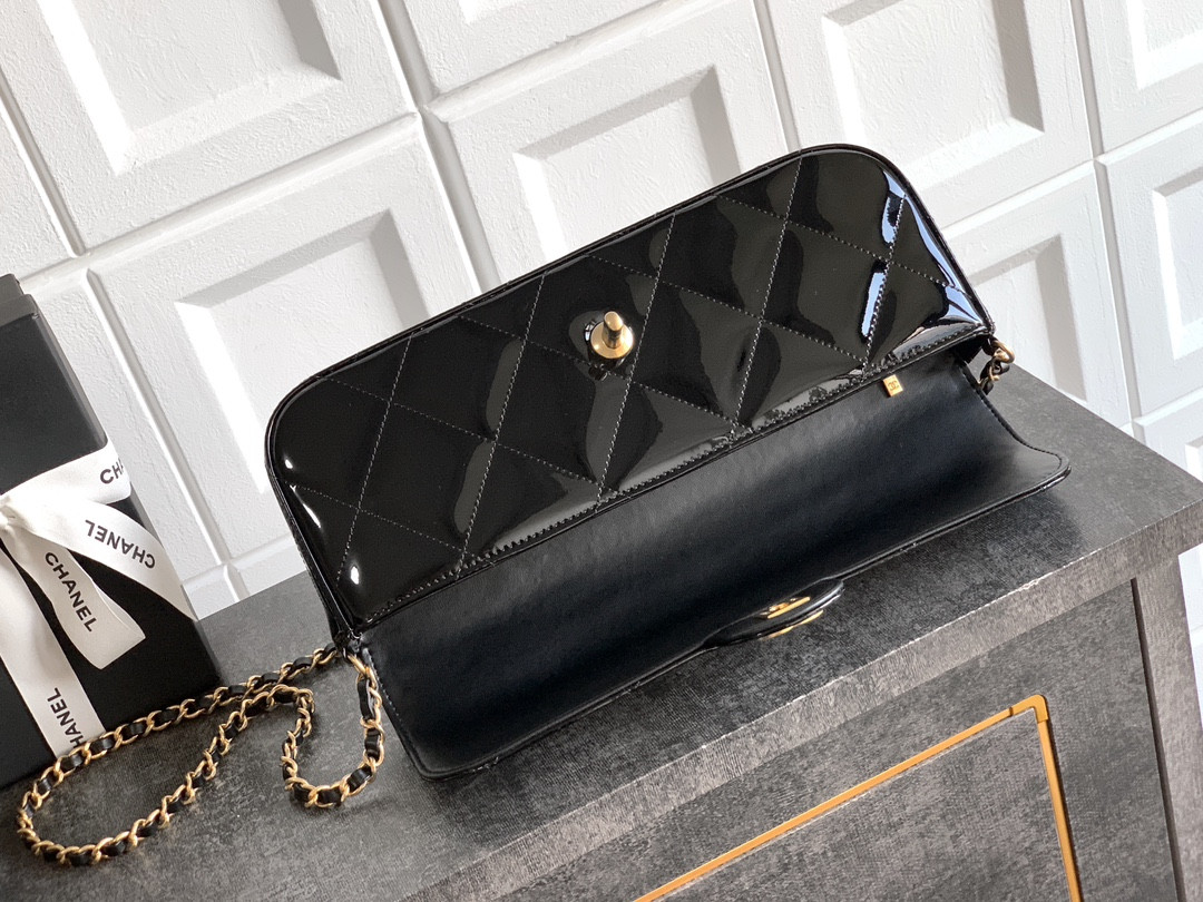 Chanel Large Flap Bag with Top Handle 12.5x30x5cm
