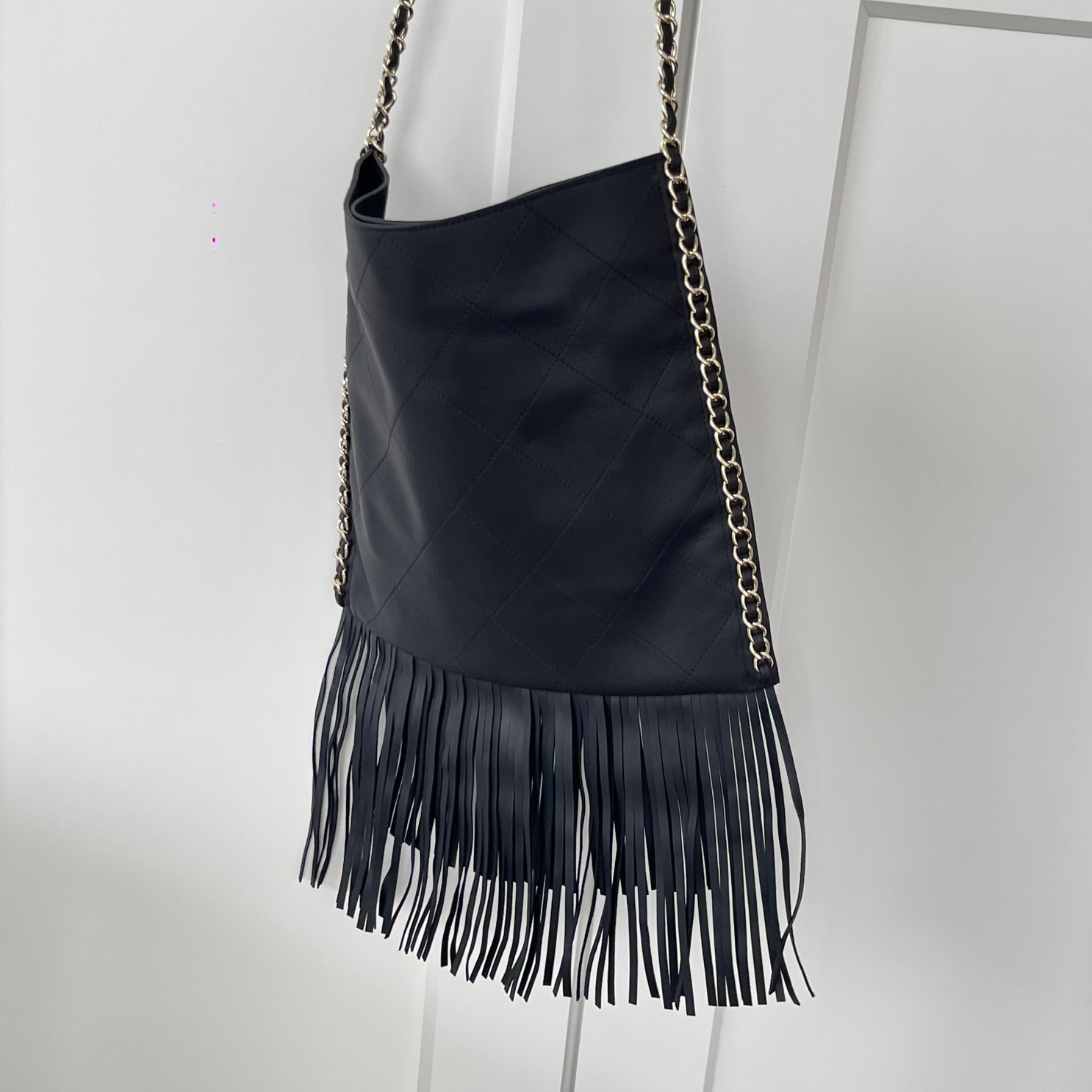 Chanel CC Fringe Shopping Bag 30x31cm