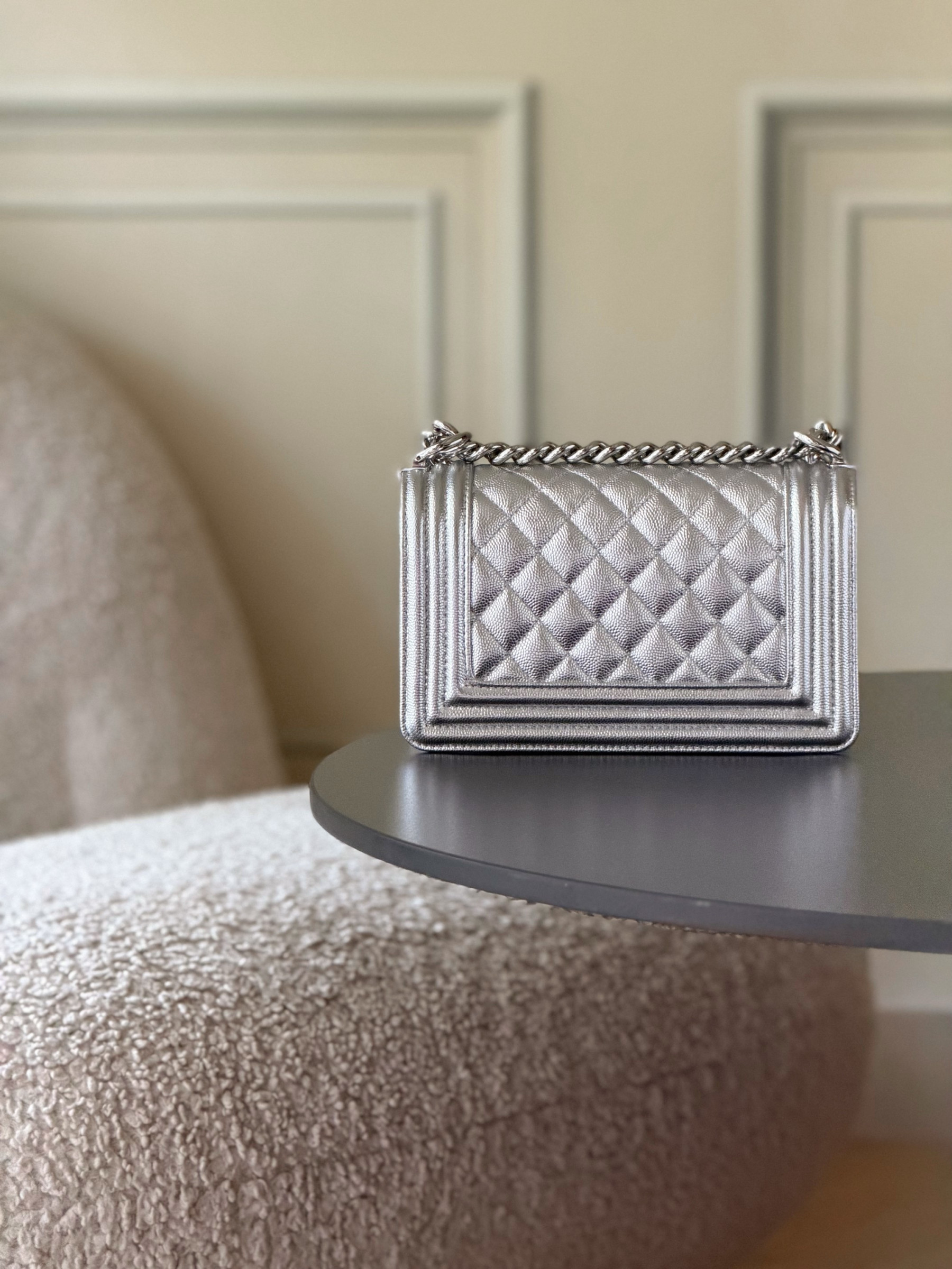 Chanel Boy Handbag 12x20x7cm