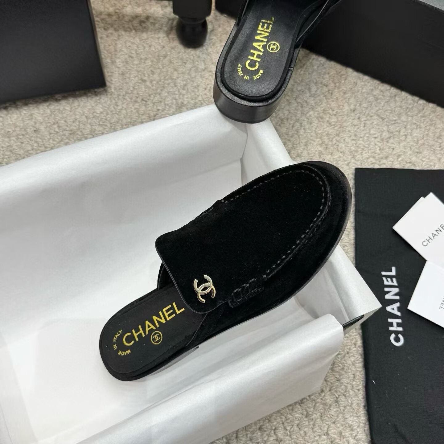 UA Chanel Mules