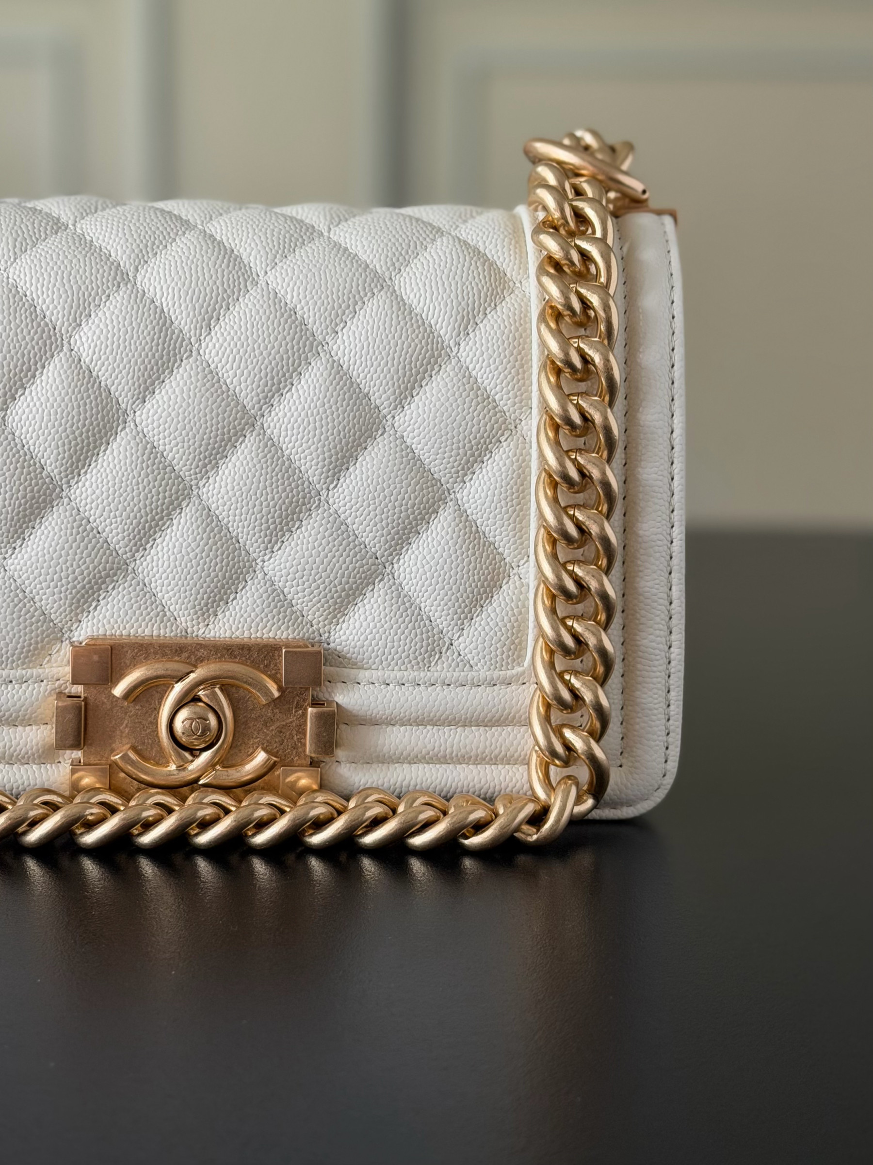 Chanel Boy Handbag 12x20x7cm