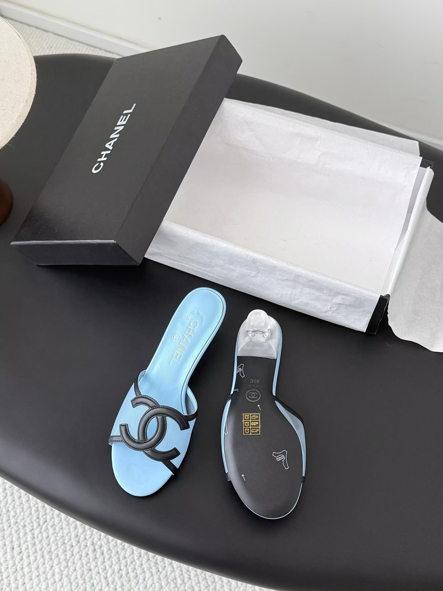 UA Chanel Sandals 4.5cm Heel