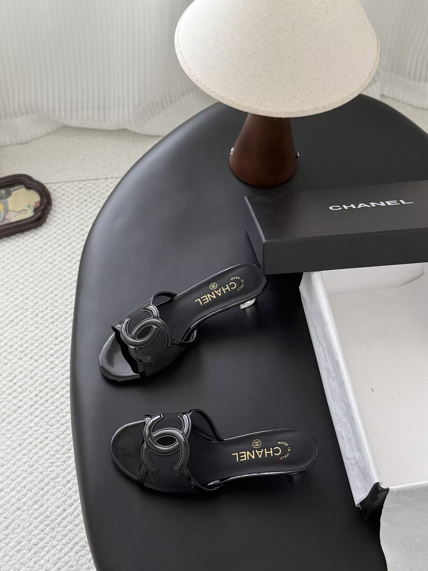 UA Chanel Sandals 4.5cm Heel