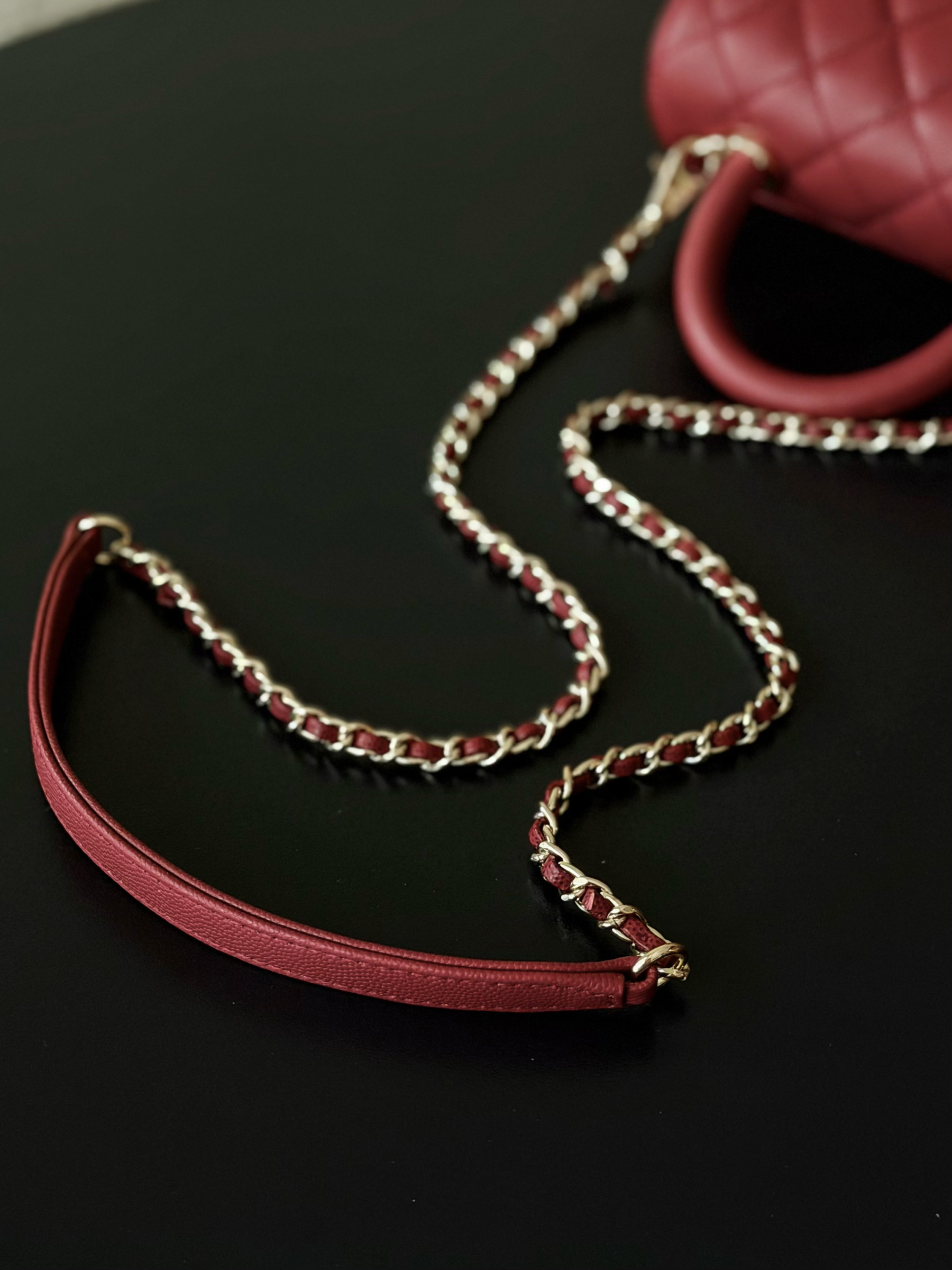 CHANEL mini coco handle 13x19x9cm