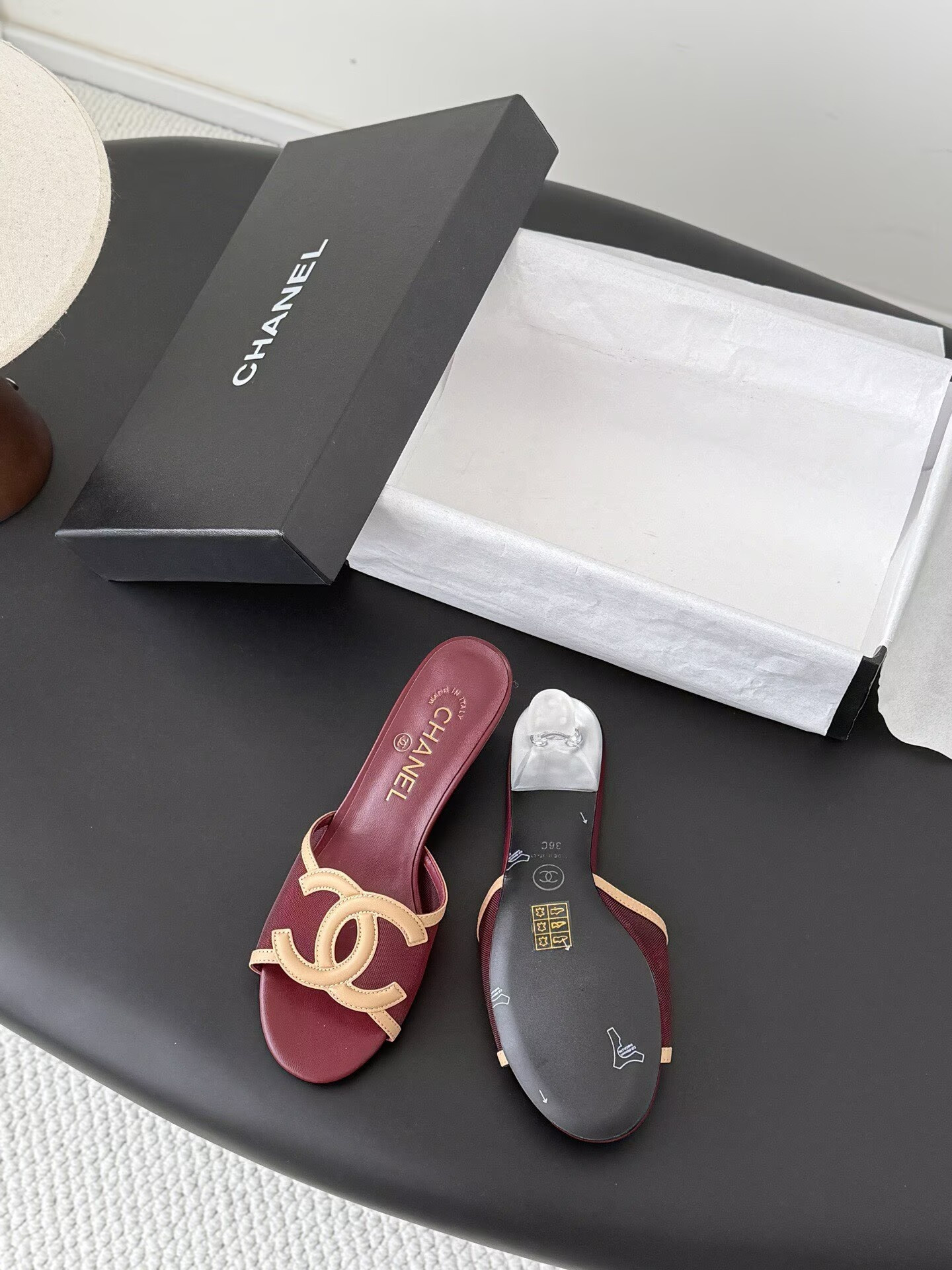 UA Chanel Sandals 4.5cm Heel