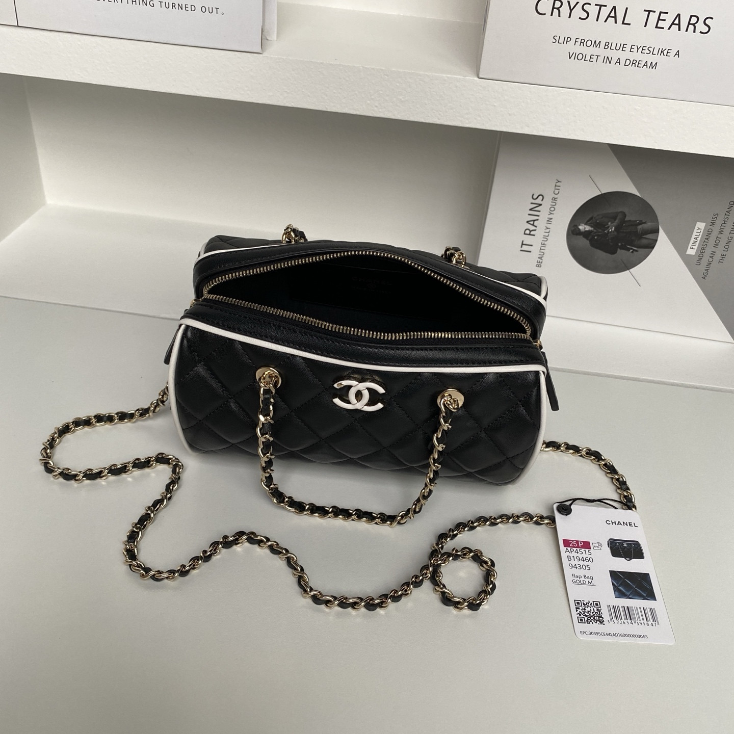Chanel 25P Bowling Ap4515 11.5×18.5×11cm