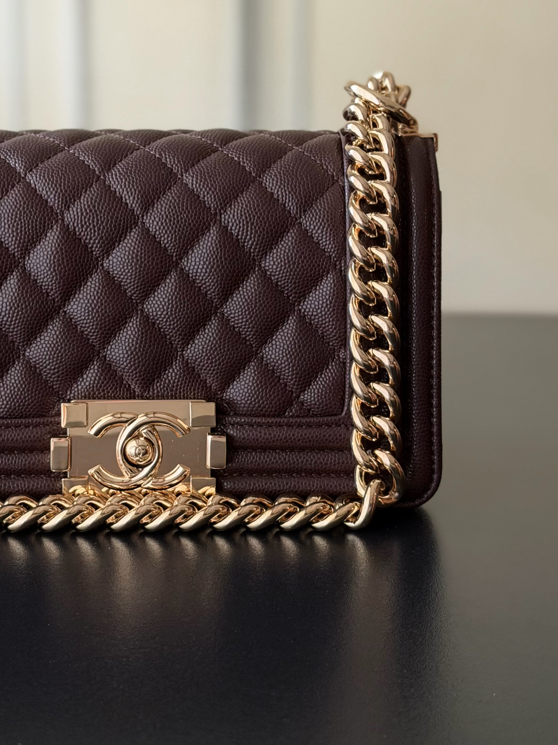 Chanel Boy Handbag 12x20x7cm