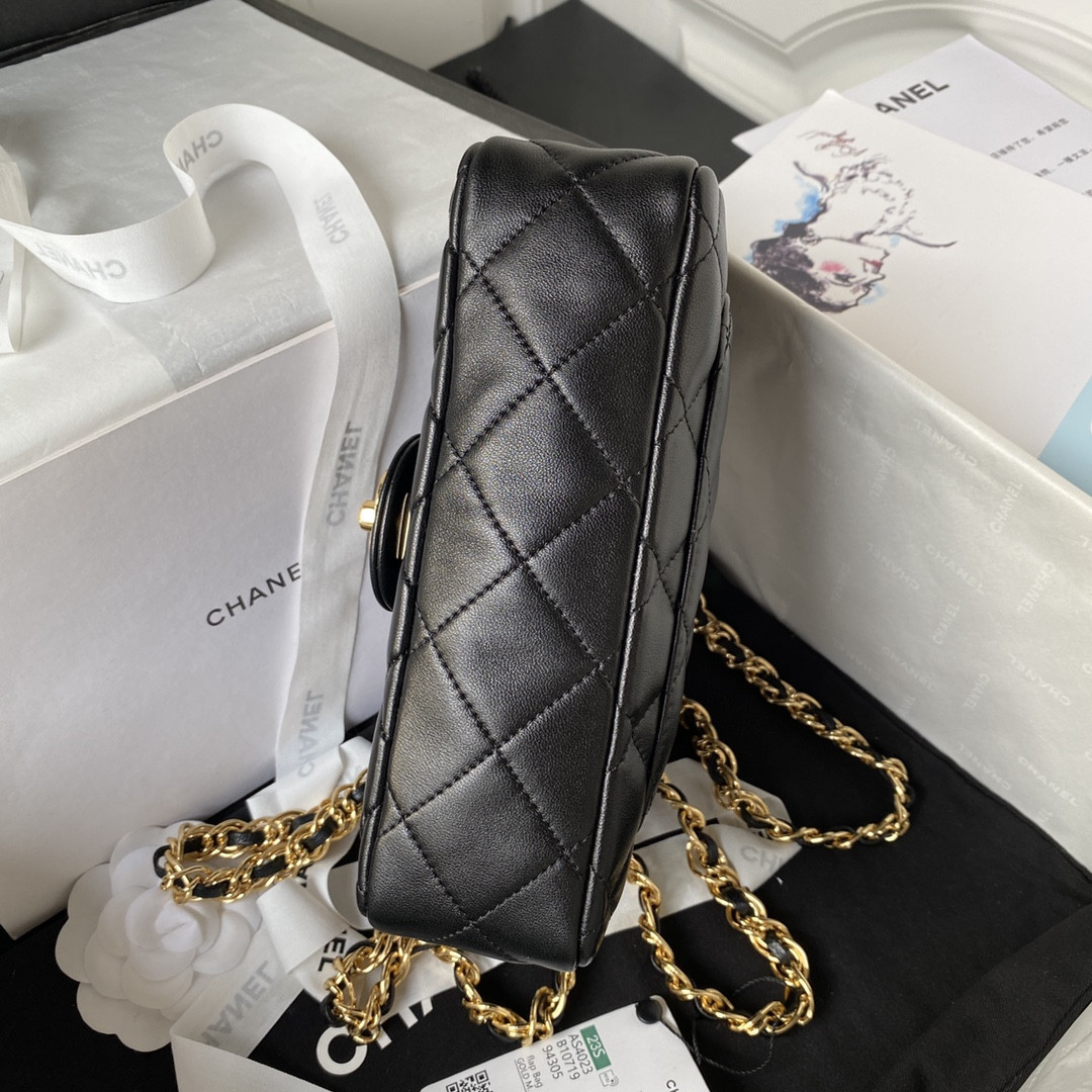 Chanel Flap Handbag 13x21x8cm
