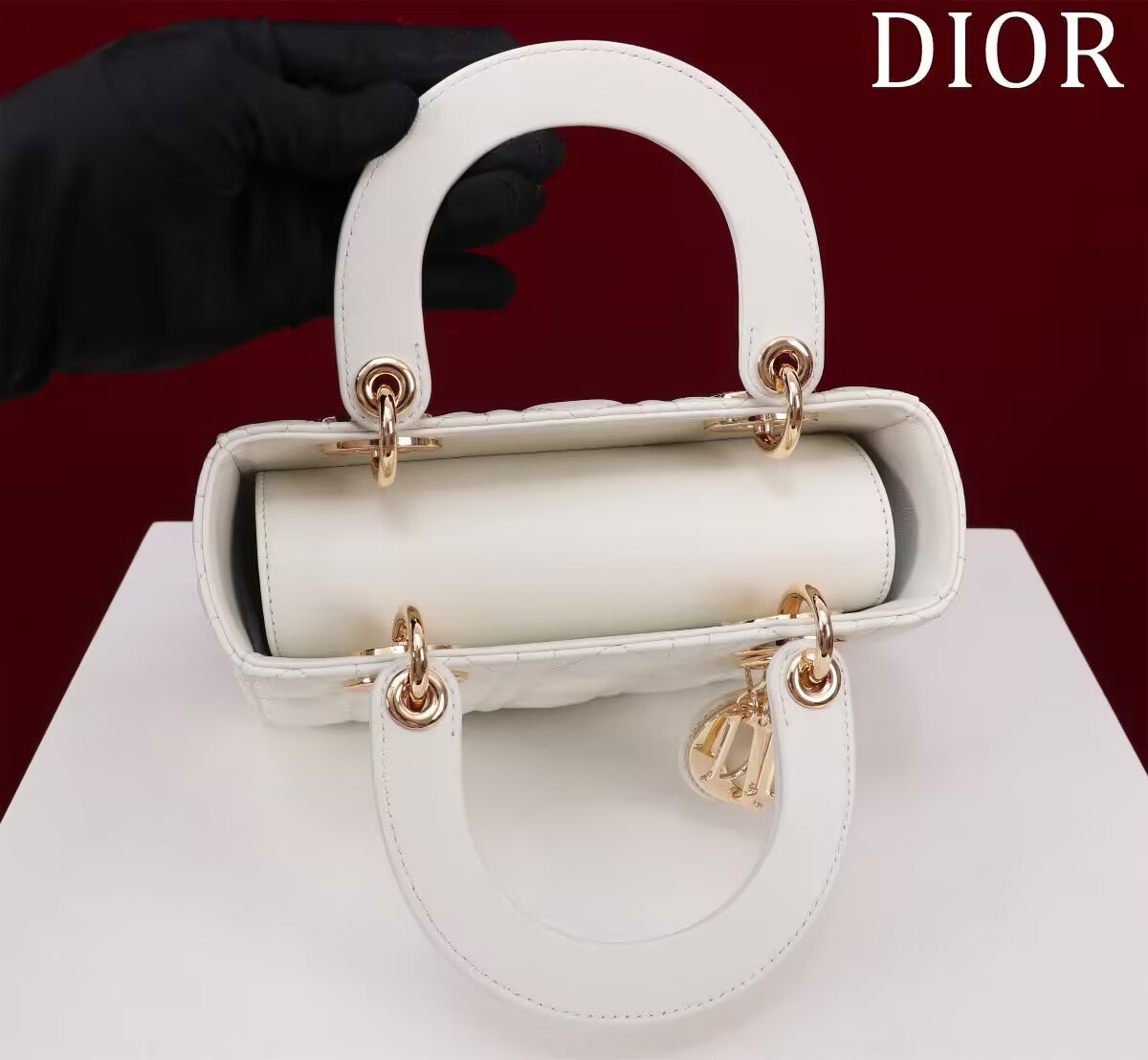 Small Lady Dior My ABCDior Bag 20 x 17 x 8 cm