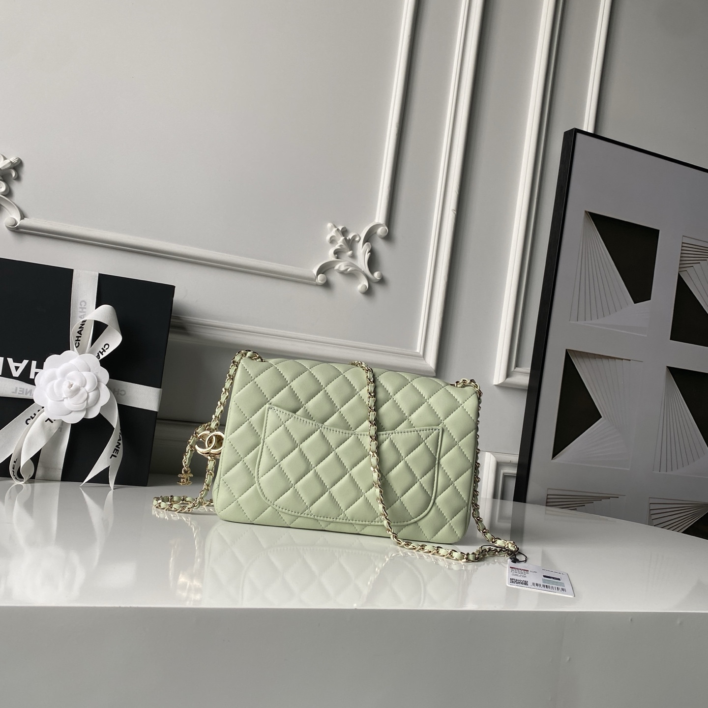 Chanel Classic Flap Handbag CF AS5756 14.5x23.5x7cm
