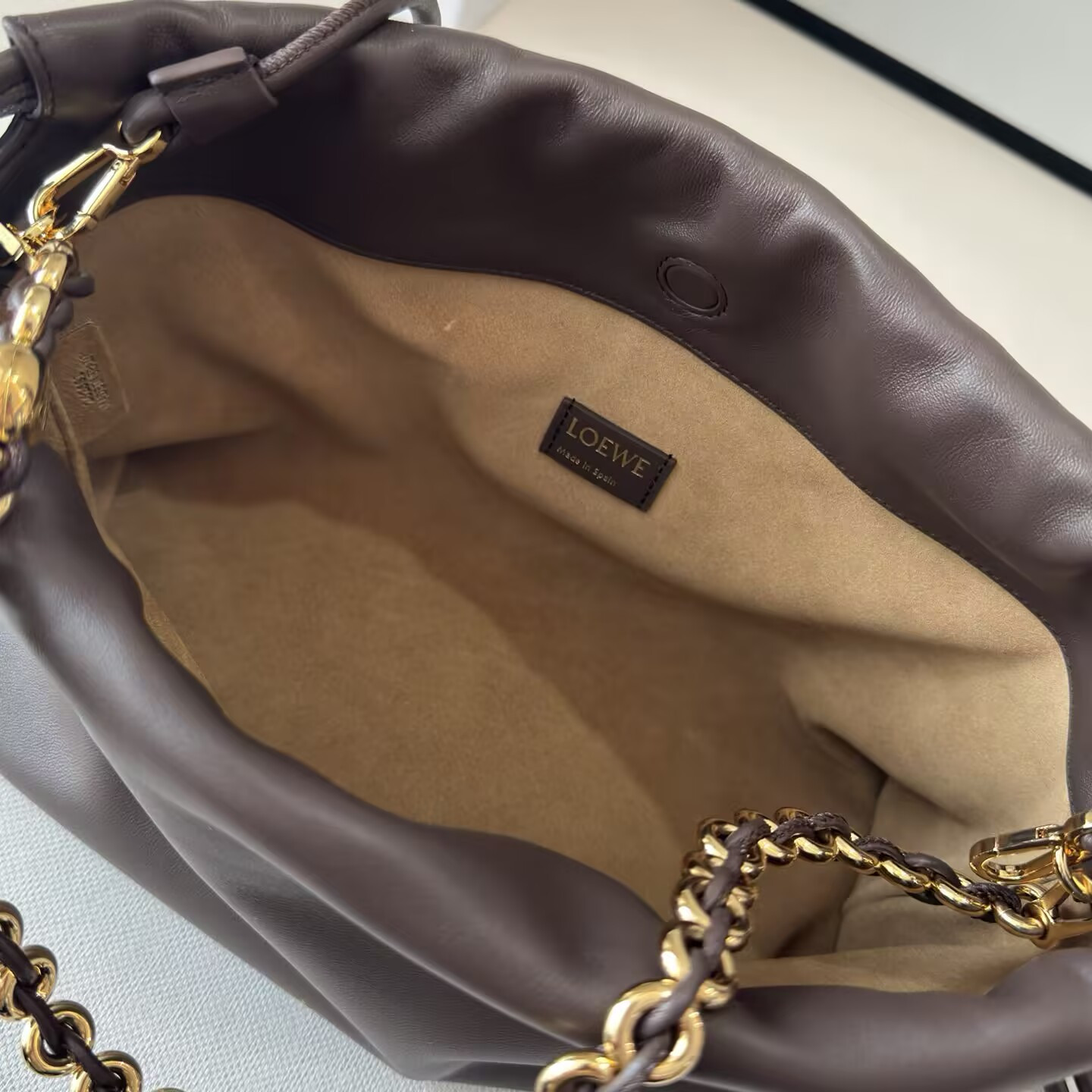 LOEWE Medium Flamenco purse in mellow nappa lambskin 30x10.5x20cm
