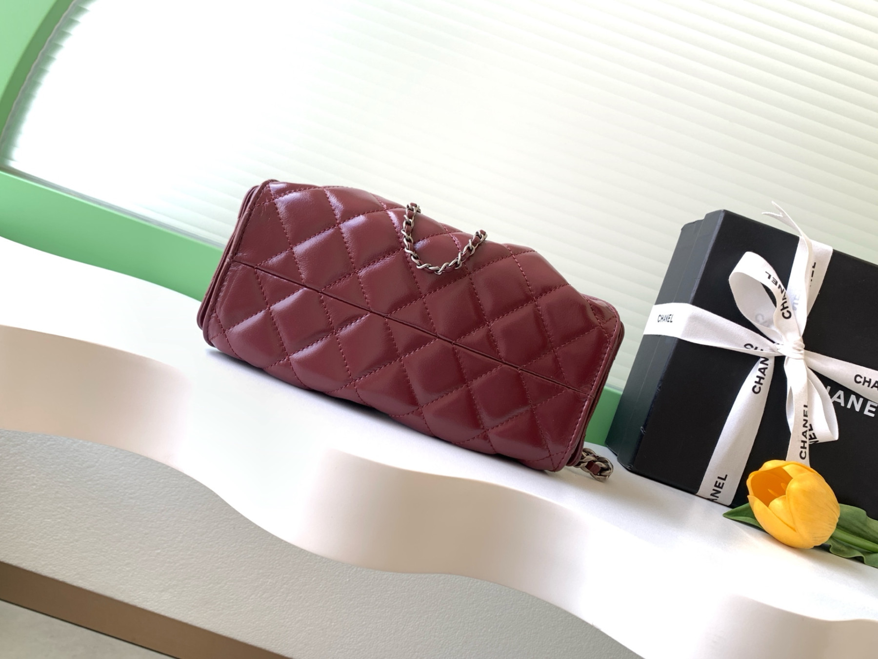 CHANEL 25C Bucket Bag 20x22x12.5cm