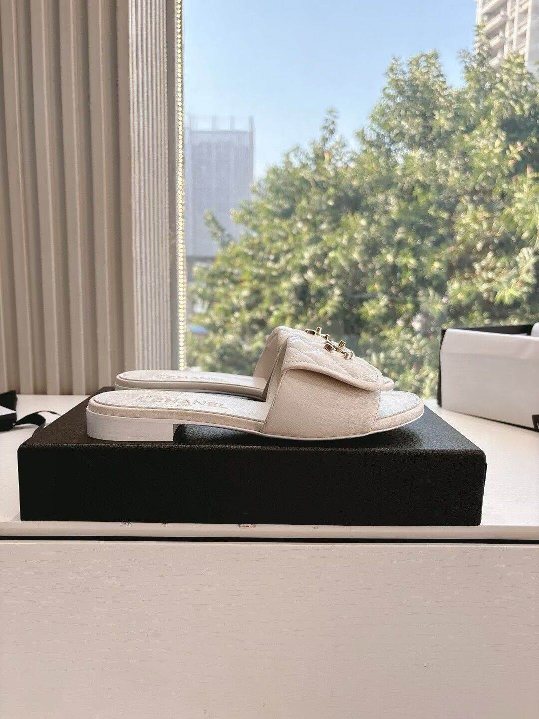 UA Chanel Slippers