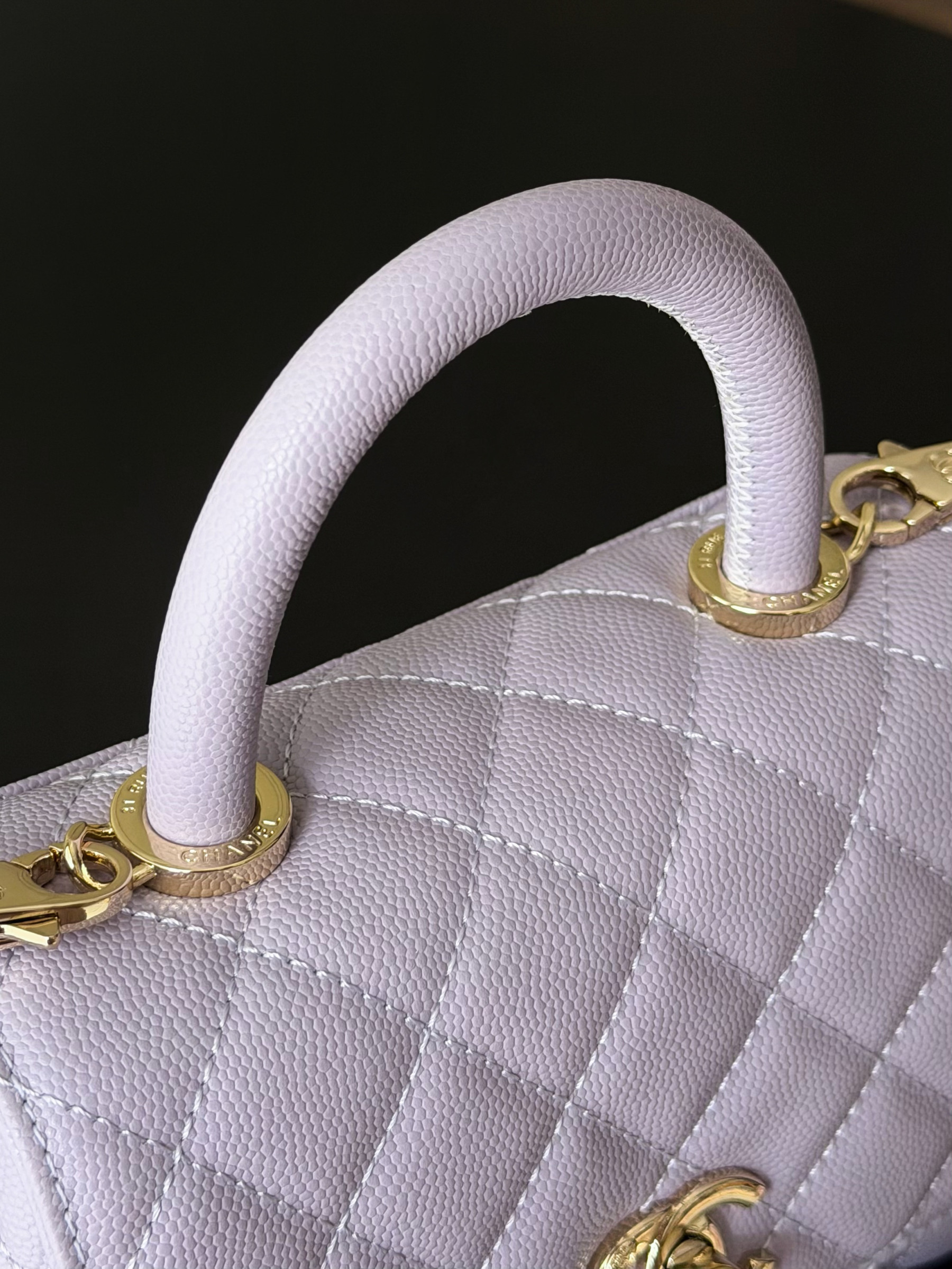 CHANEL mini coco handle 13x19x9cm