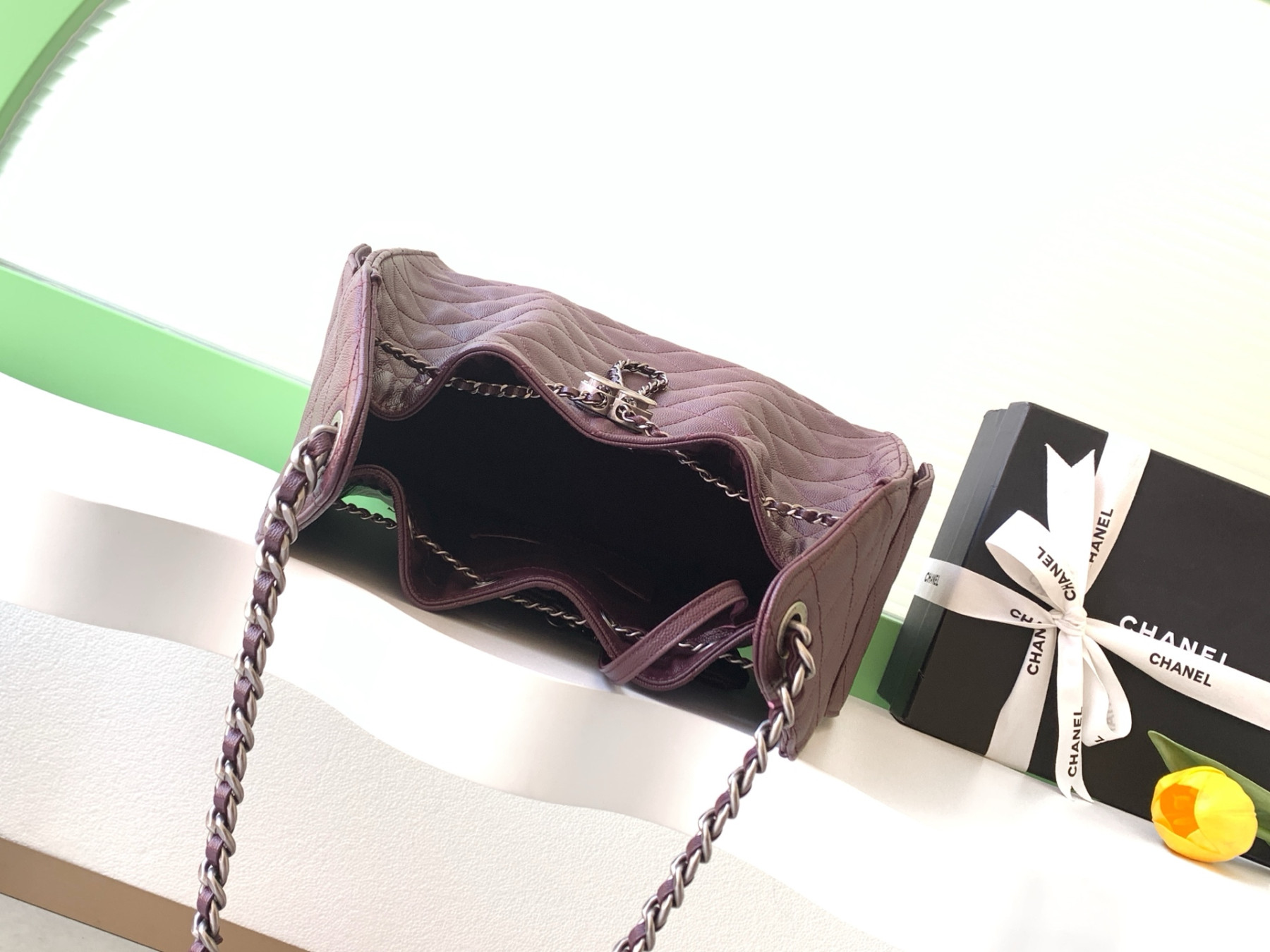CHANEL 25C Bucket BAG 40x30x15cm