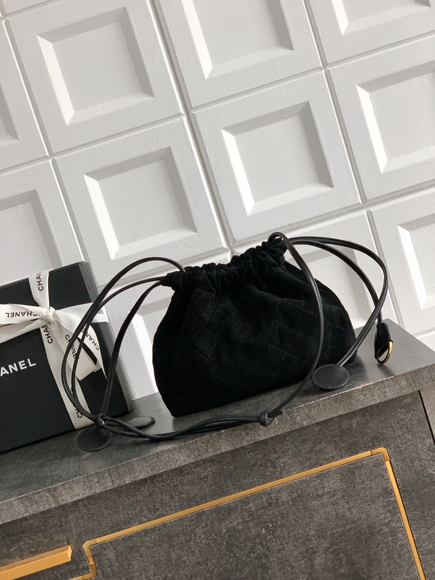 Chanel Clutch with Leather Strap AP5227 17x22x8cm