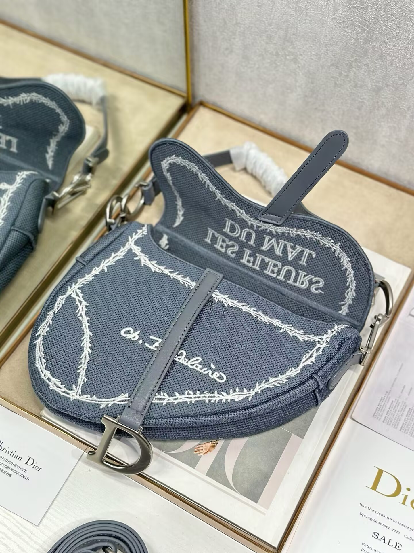 Dior Saddle Bag 25.5x20x6.5cm