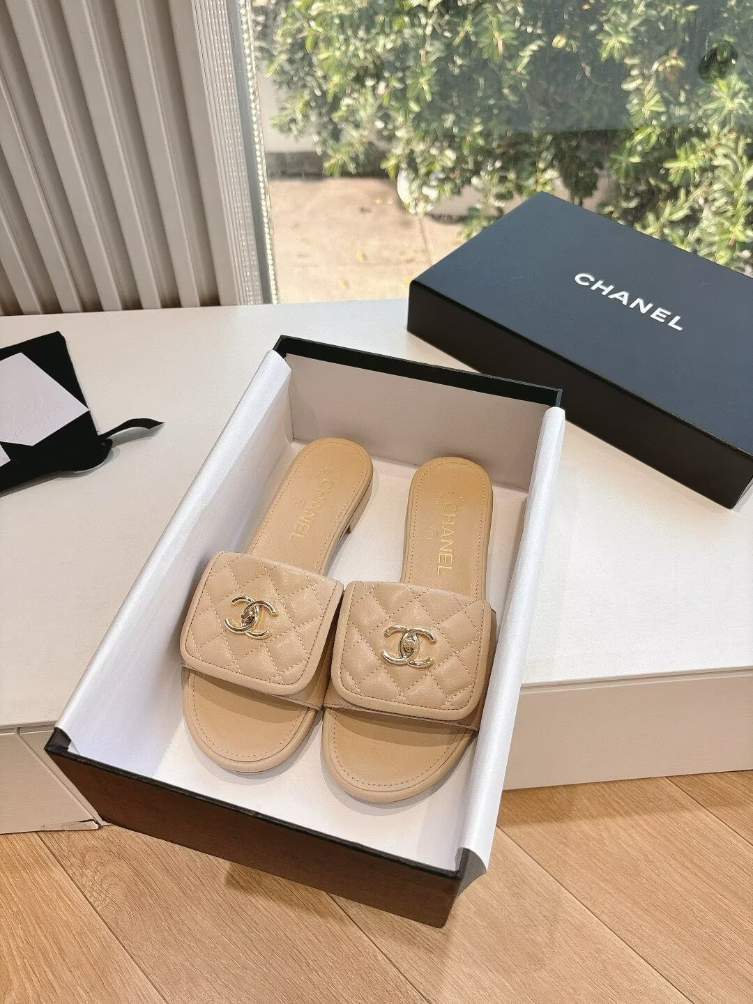 UA Chanel Slippers