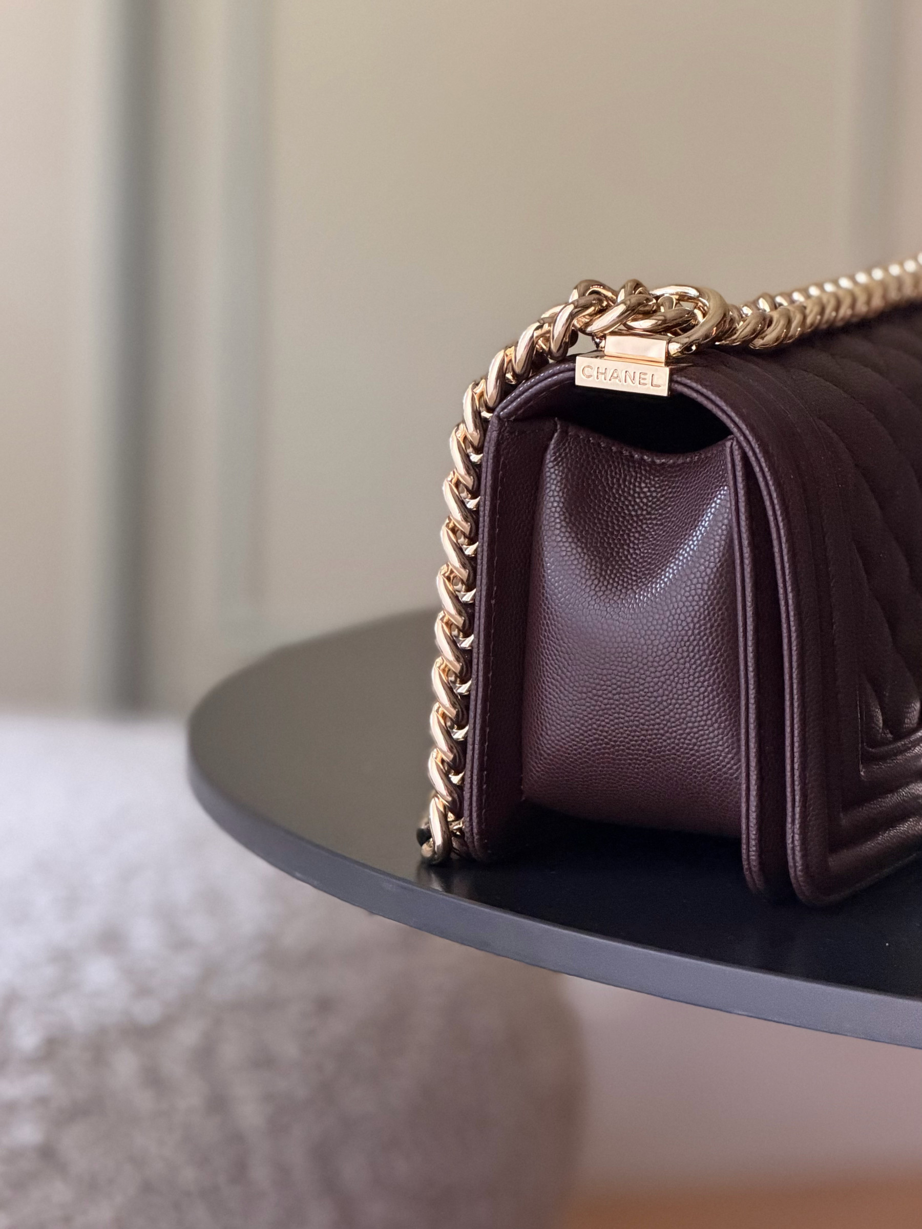 Chanel Boy Handbag 12x20x7cm