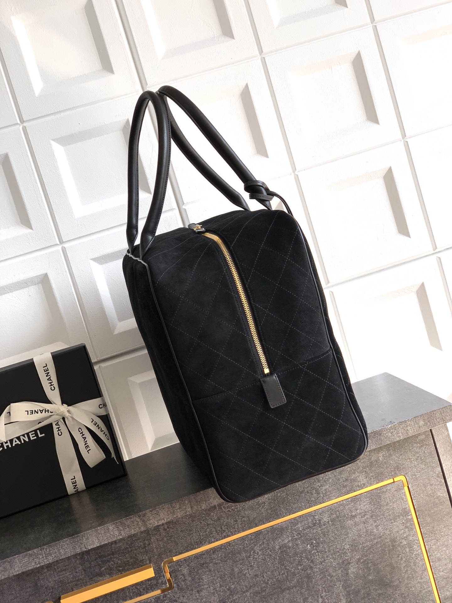 Chanel Maxi Bowling Bag AS6212 42x32x21cm