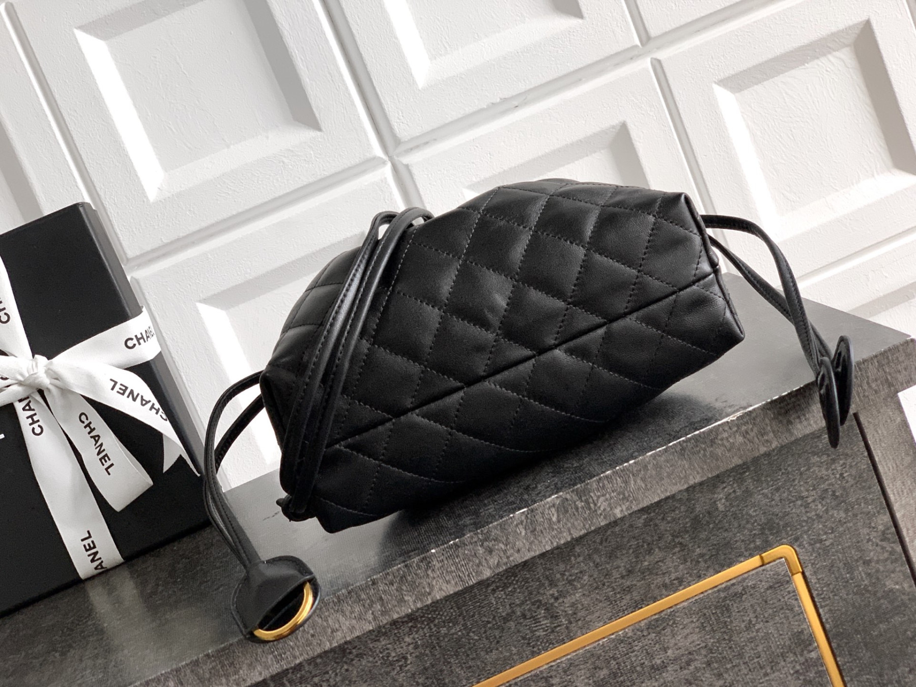 Chanel Clutch with Leather Strap AP5227 17x22x8cm