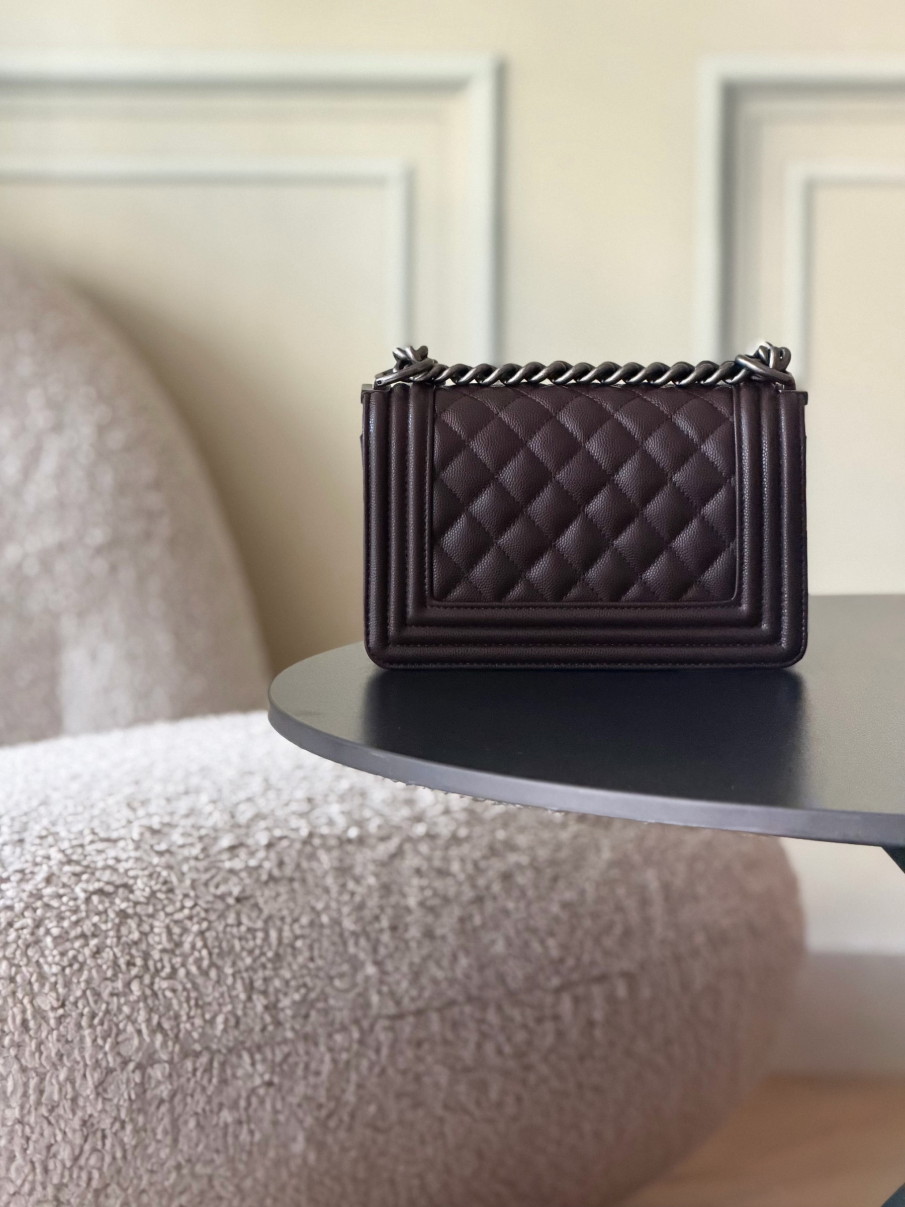 Chanel Boy Handbag 12x20x7cm