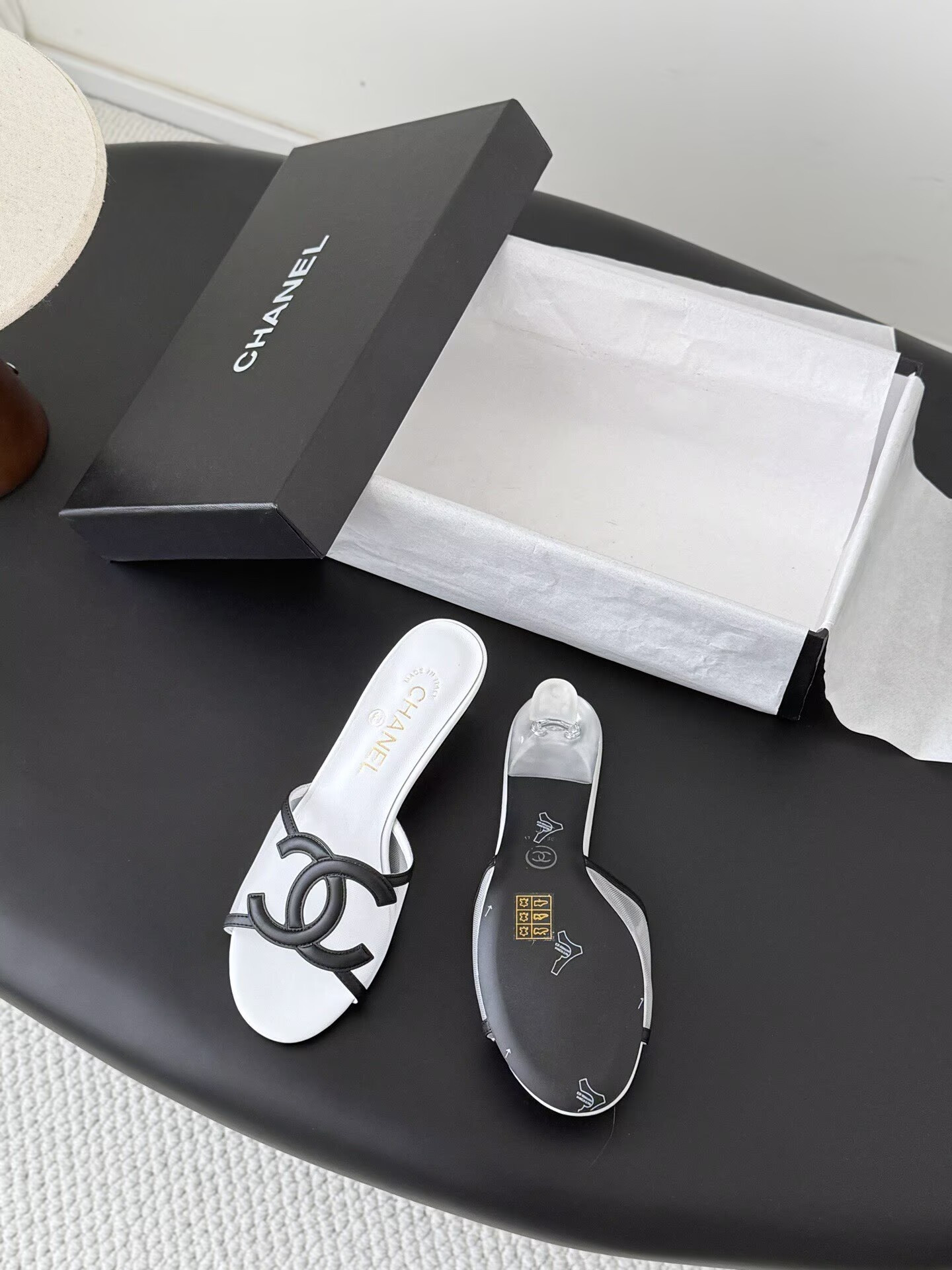 UA Chanel Sandals 4.5cm Heel