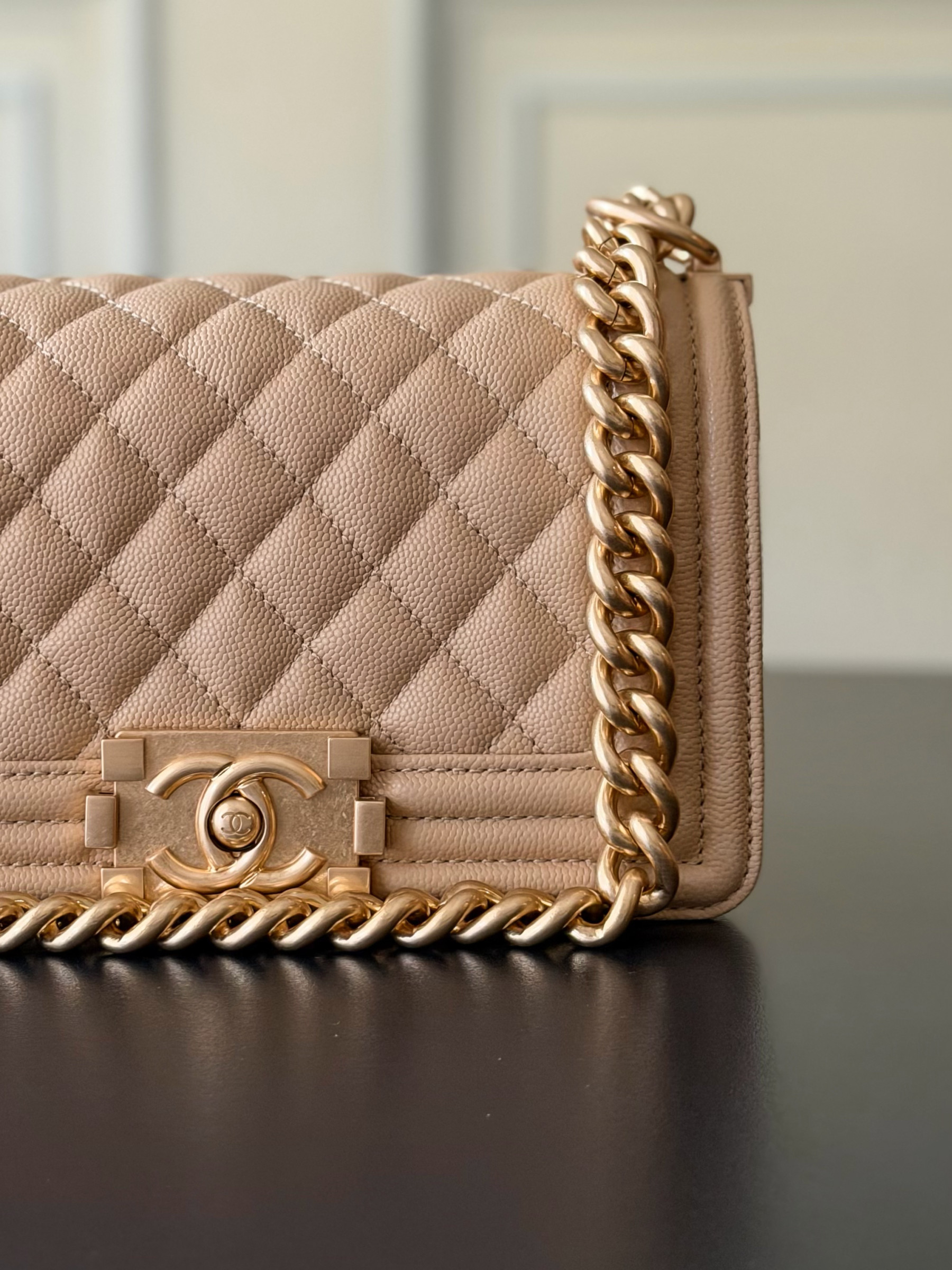 Chanel Boy Handbag 12x20x7cm