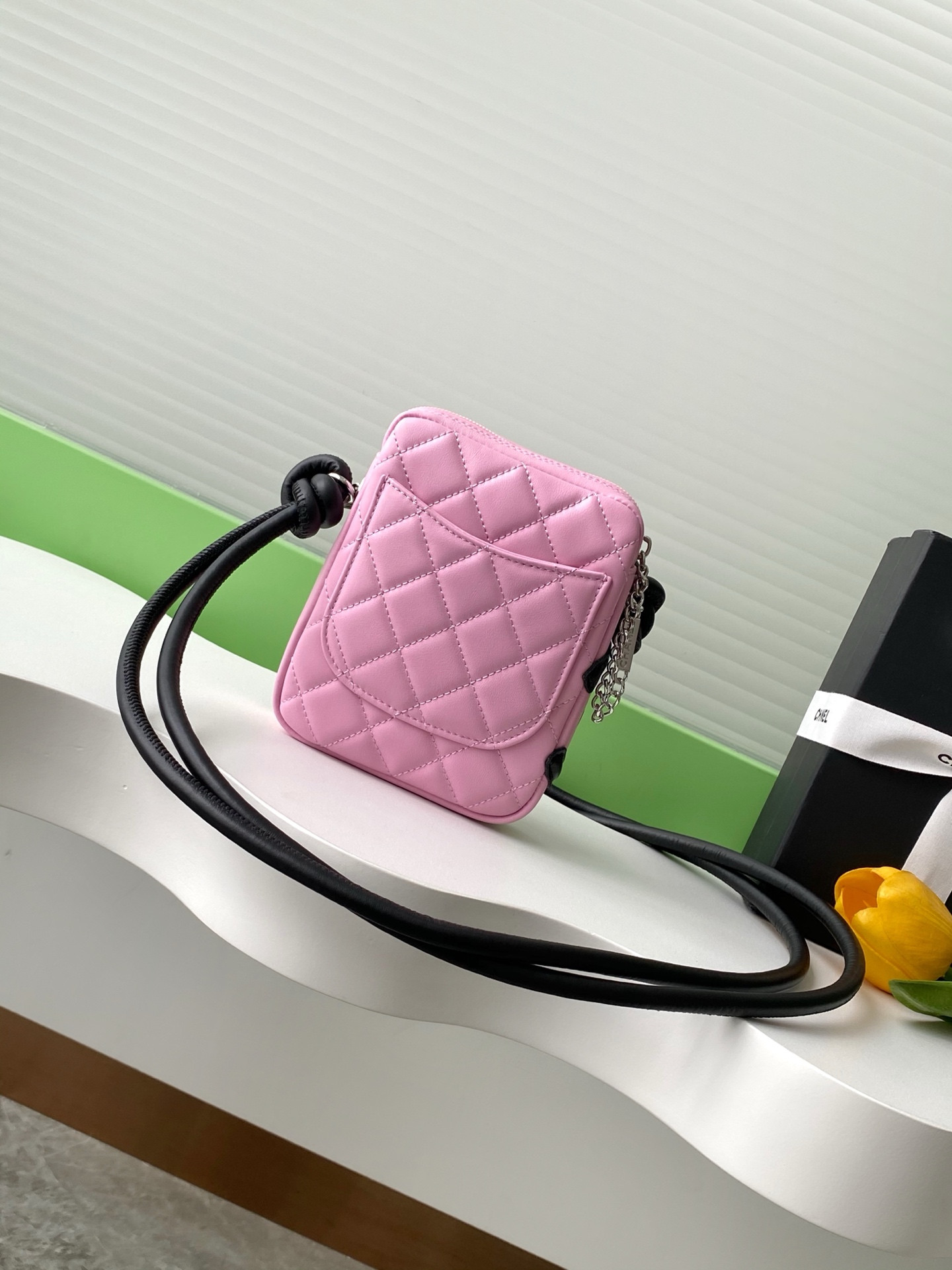 Chanel Cambon Line Crossbody Bag 13x15x3.5cm