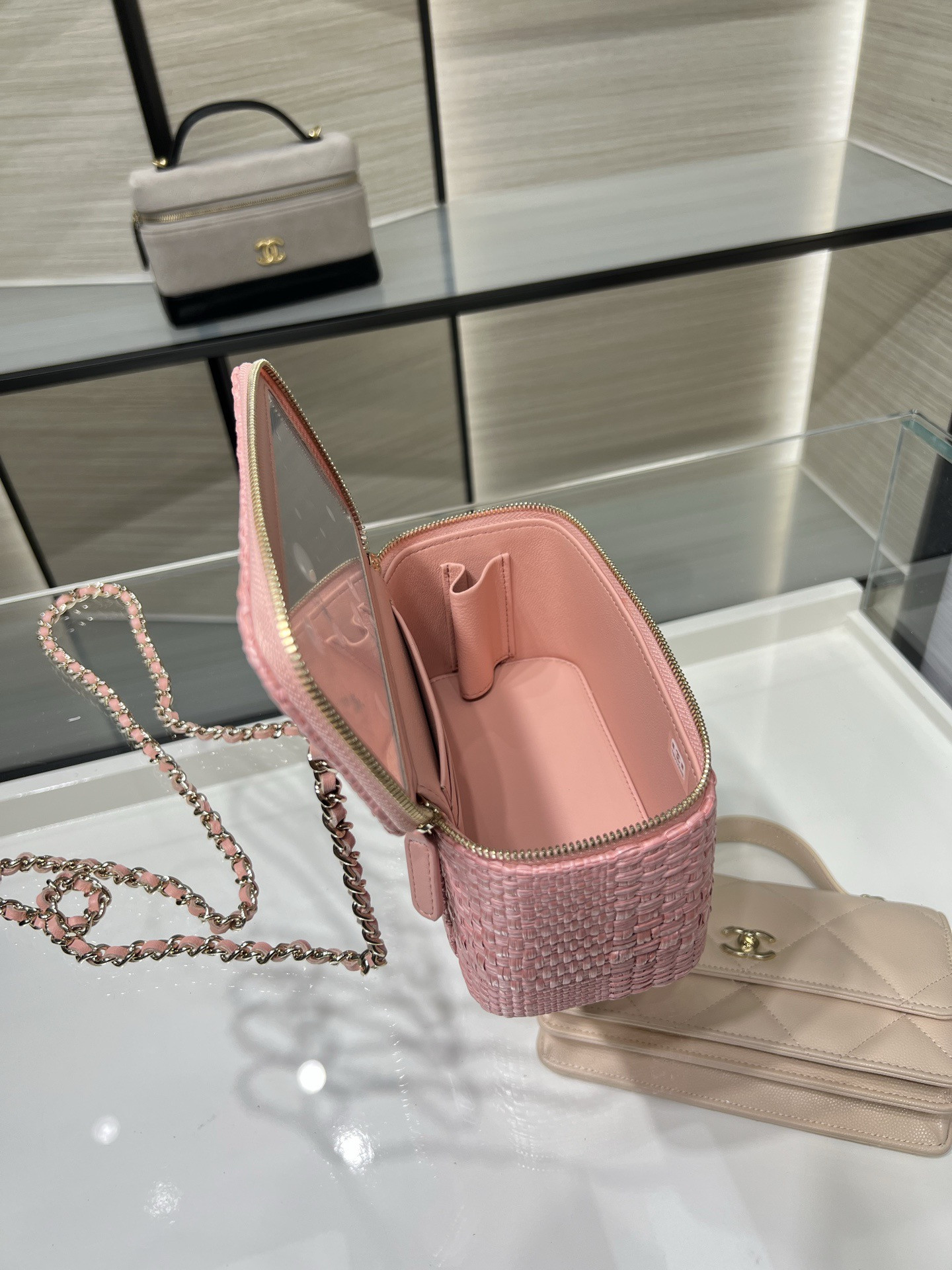 Chanel Classic Long Vanity with Chain AP1341 10x16x8cm