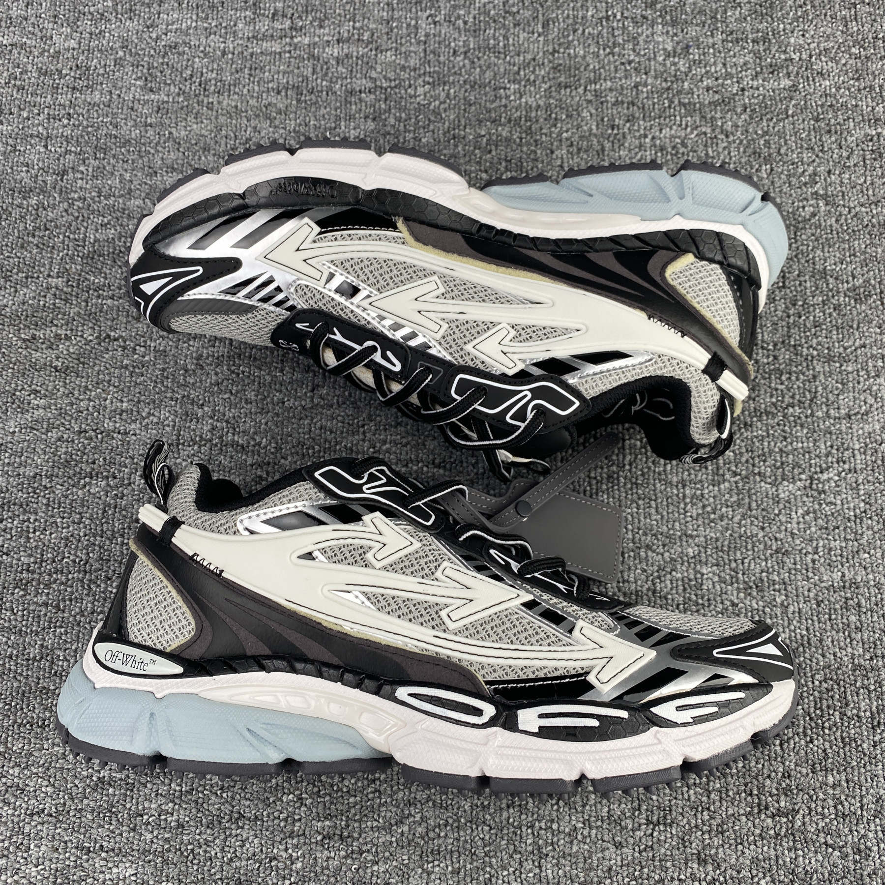 UA Off-White "BE RIGHT BACK"