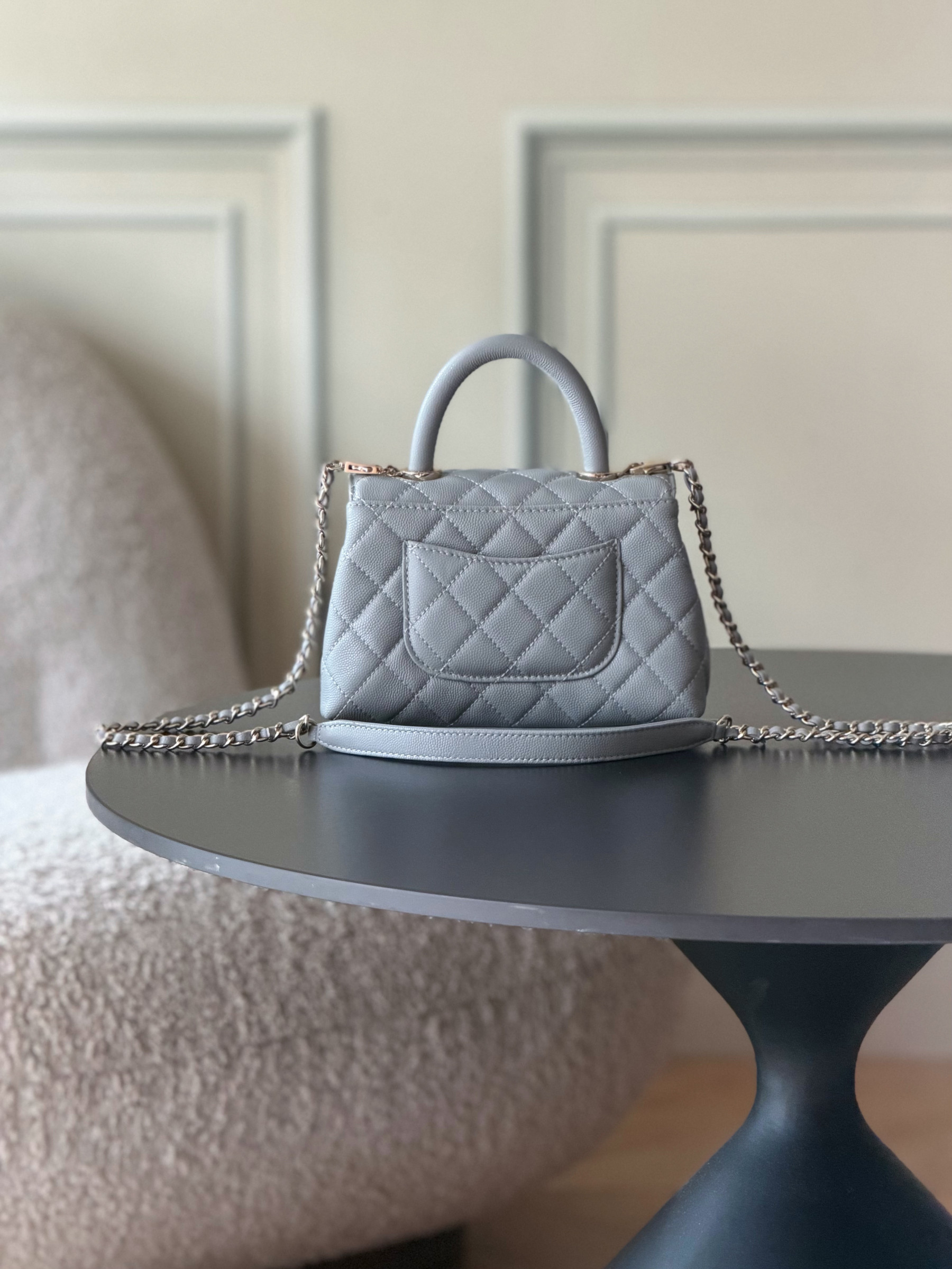 CHANEL mini coco handle 13x19x9cm