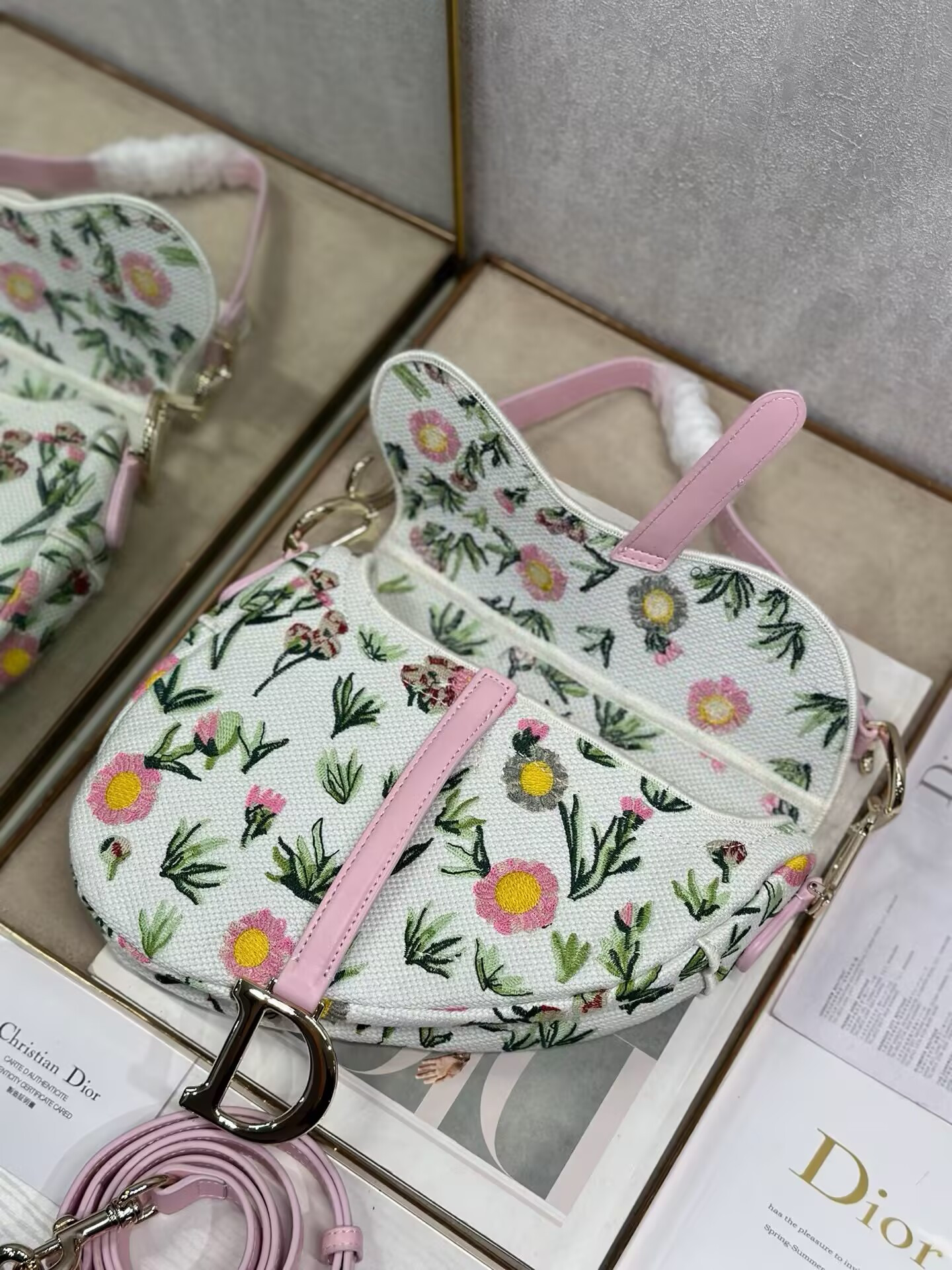 Dior Saddle Bag 25.5x20x6.5cm