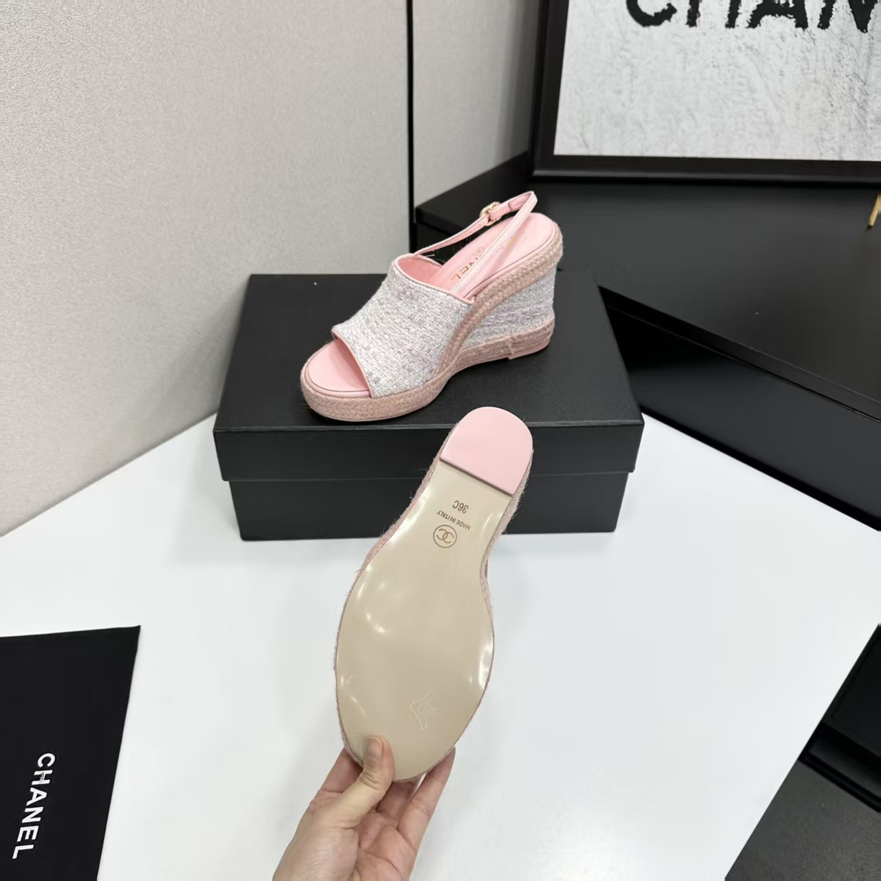UA Chanel Sandals