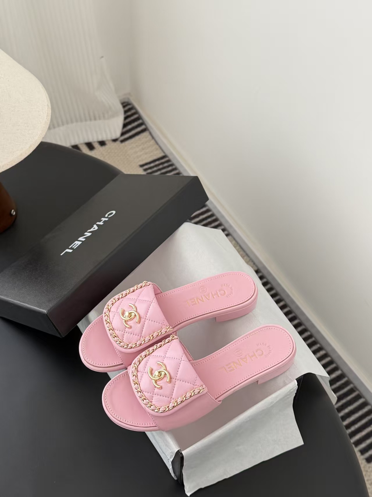 UA Chanel Slippers