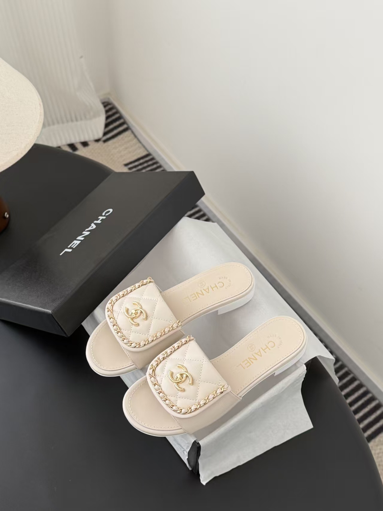 UA Chanel Slippers