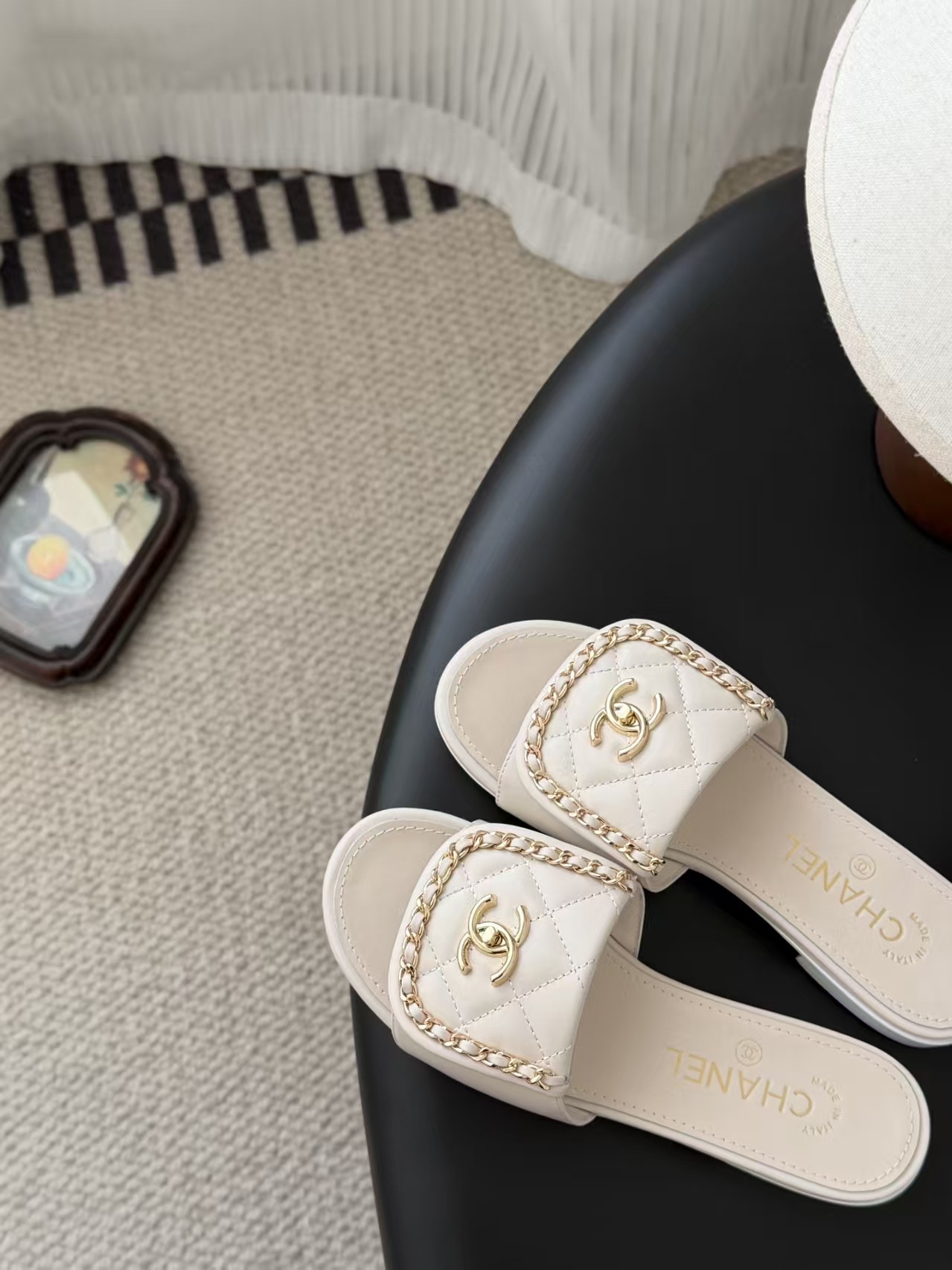 UA Chanel Slippers