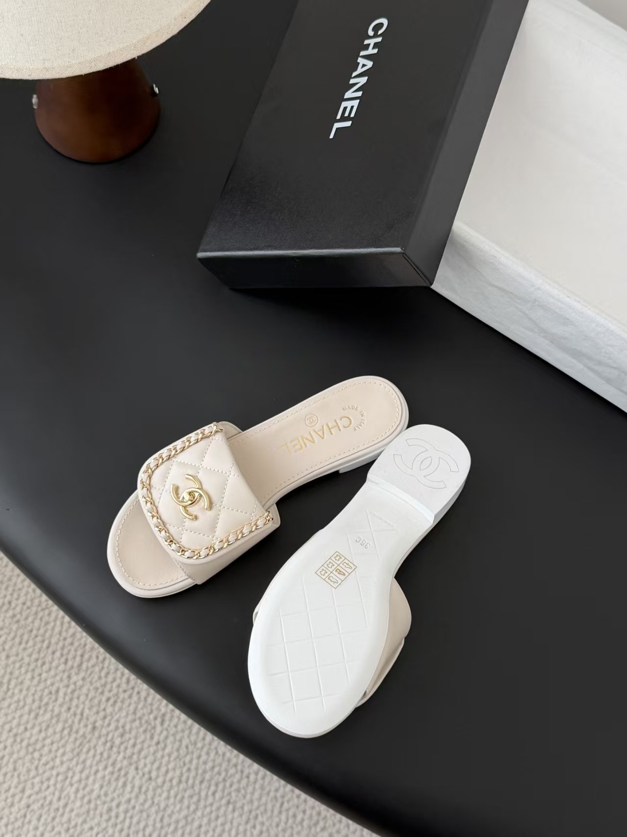UA Chanel Slippers