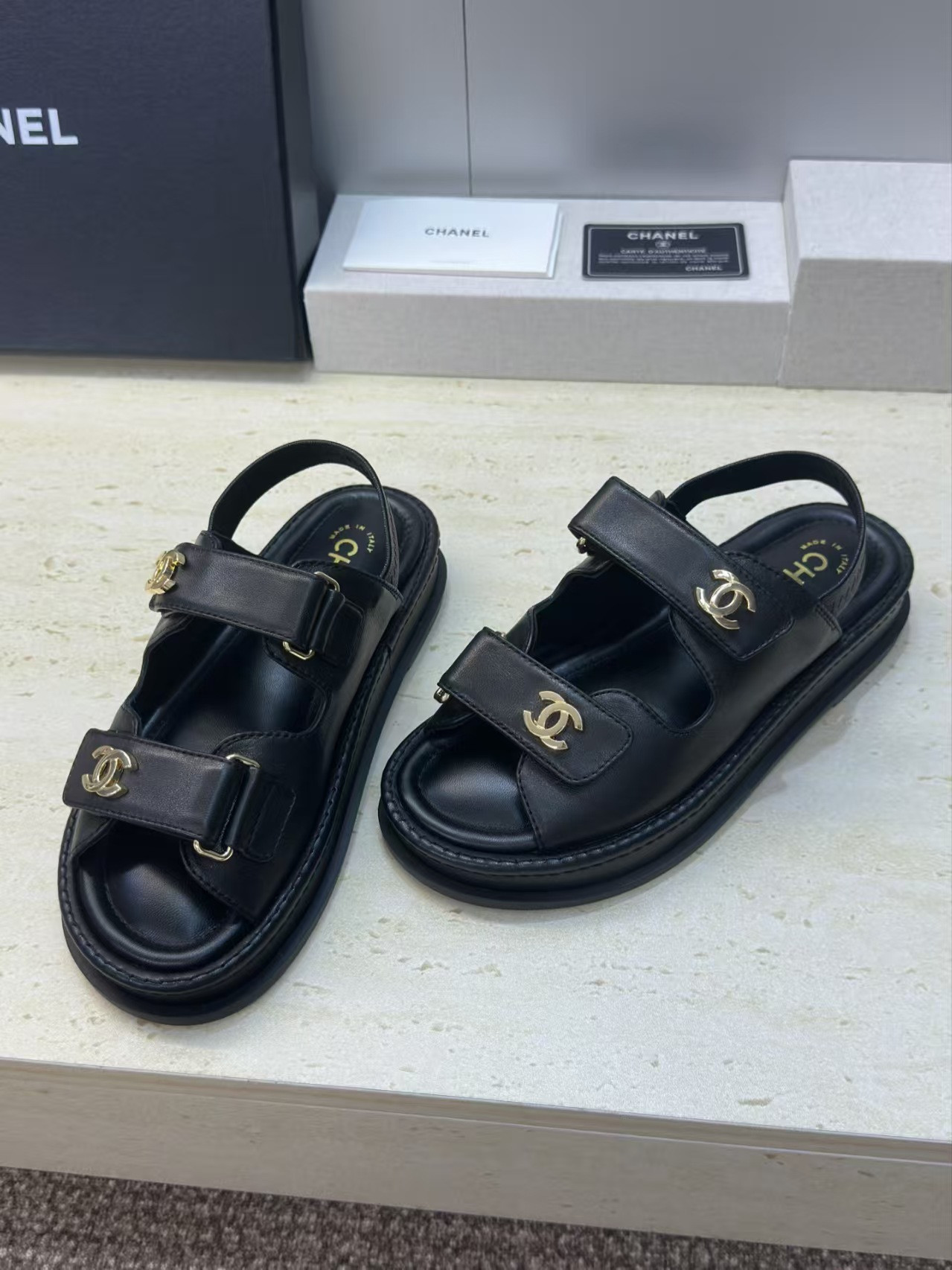 UA Chanel Sandals