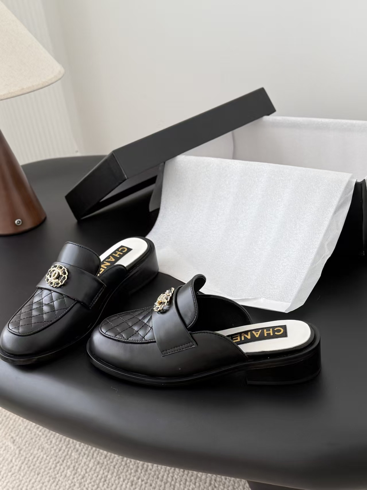 UA Chanel Mules