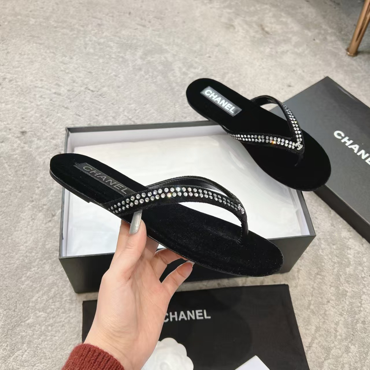 UA Chanel Sandals
