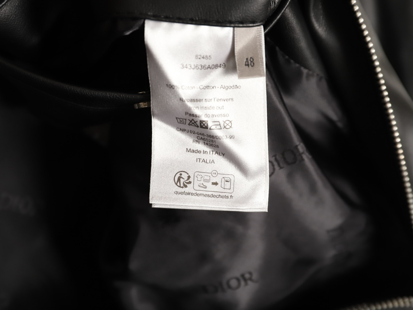 D10r leather jacket