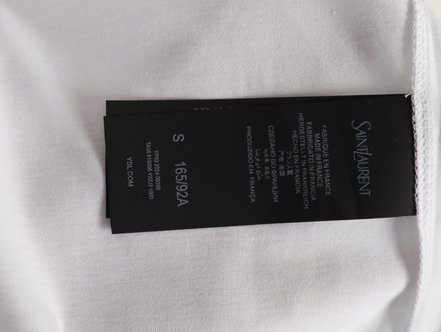 Sa1nt Lau*nt y51 short-sleeved t-shirt