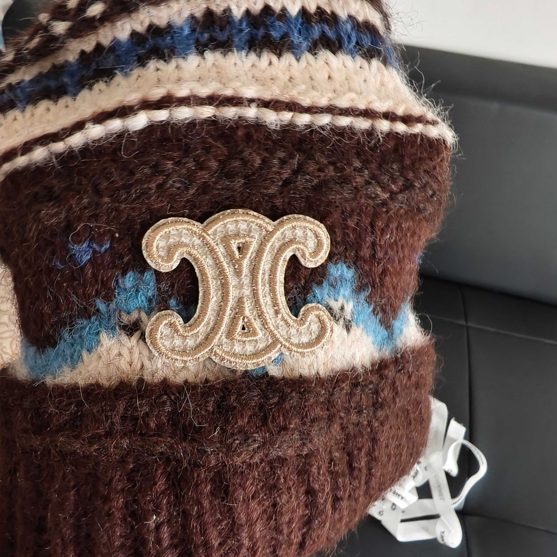 Ce1i*e knit trapper hat