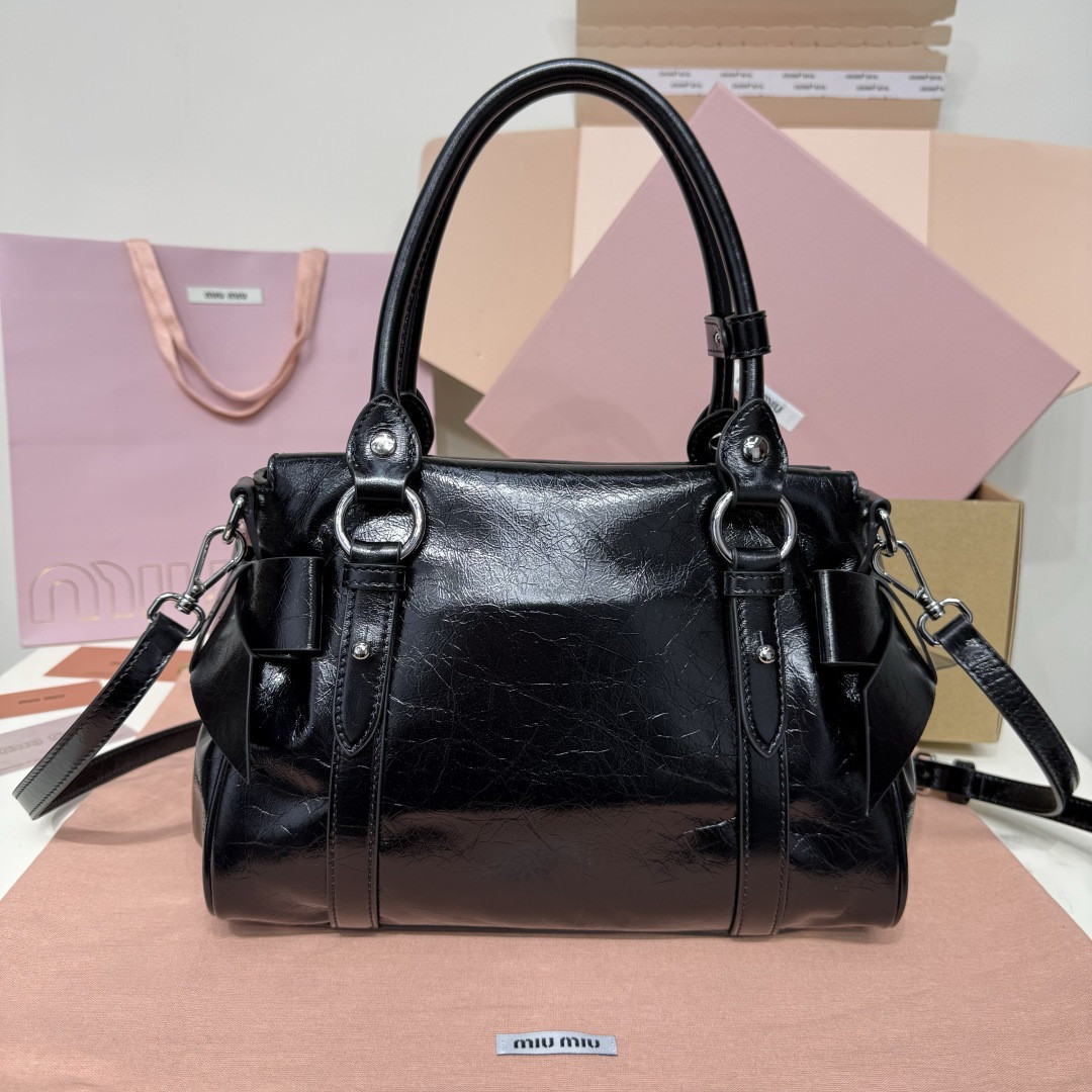 Miu Miu Motorcycle Bag 5BA327 27x22x13cm