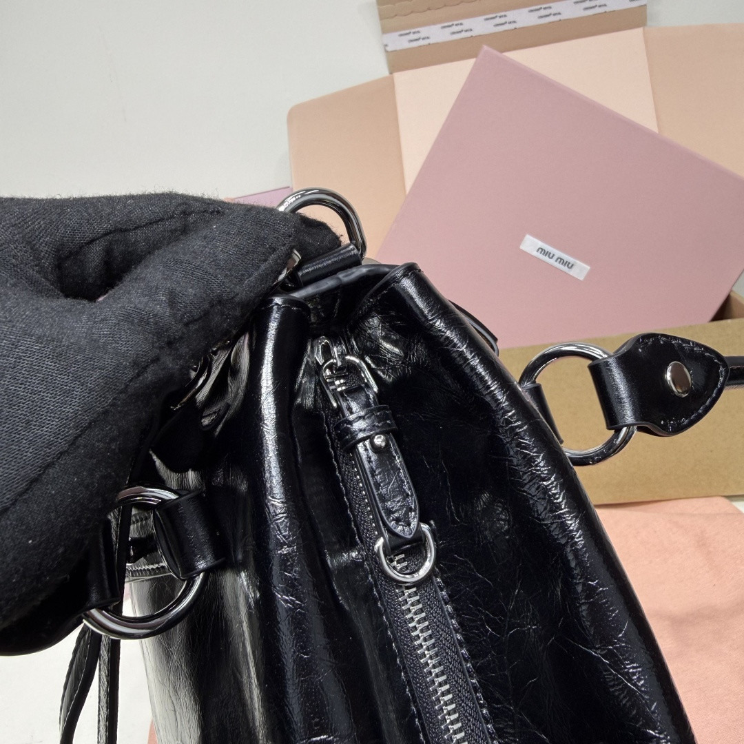 Miu Miu Motorcycle Bag 5BA327 27x22x13cm