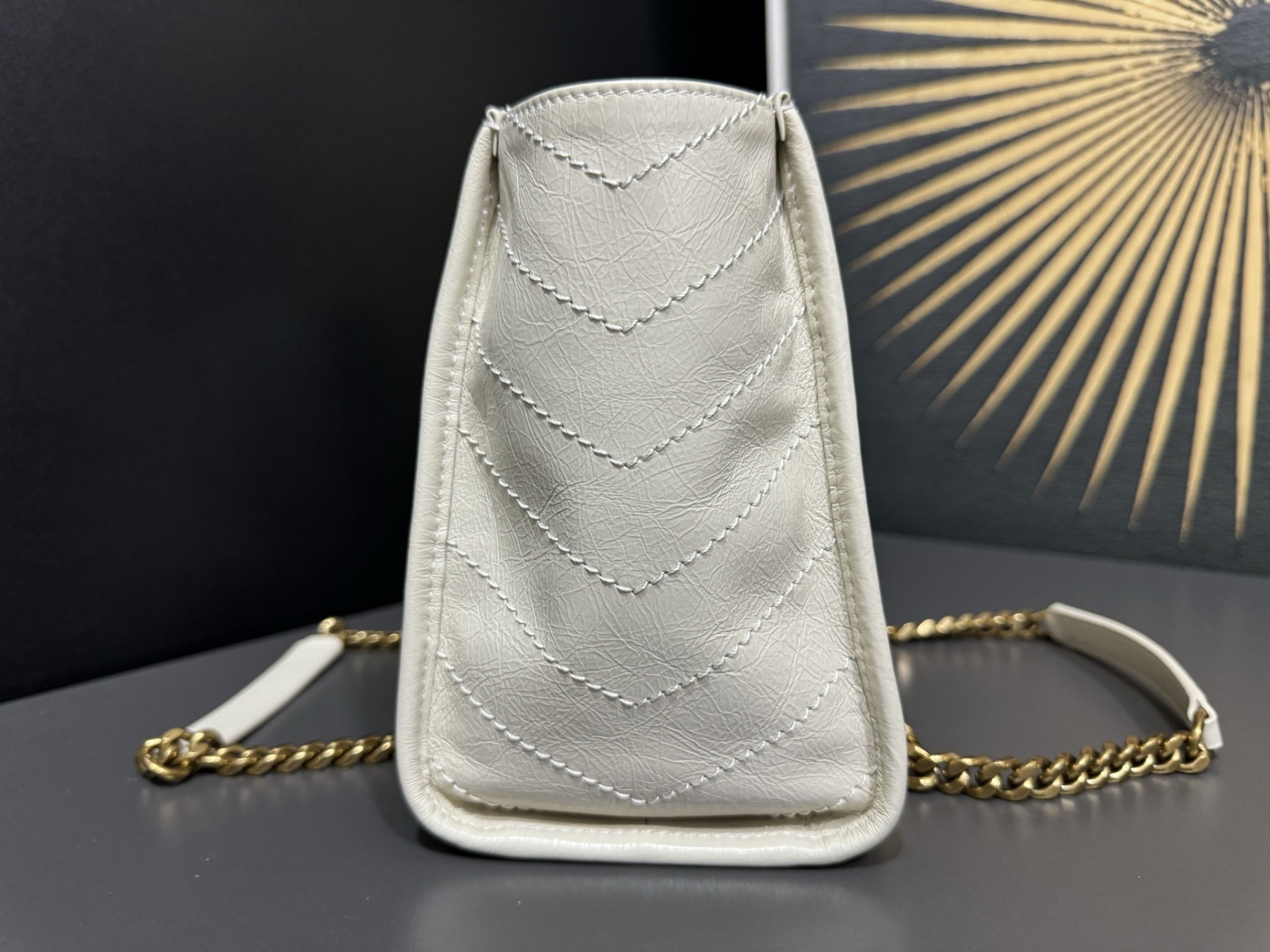 YSL NIKI Small Shopping in Vintage Leather 25x19x10cm
