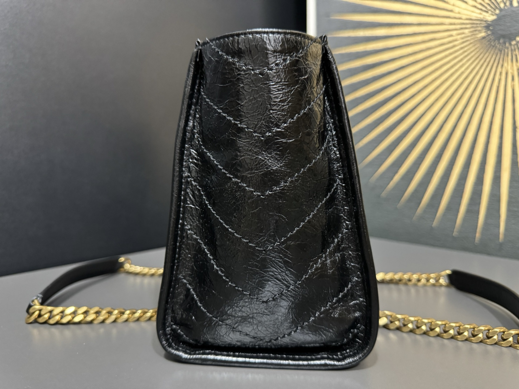 YSL NIKI Small Shopping in Vintage Leather 25x19x10cm