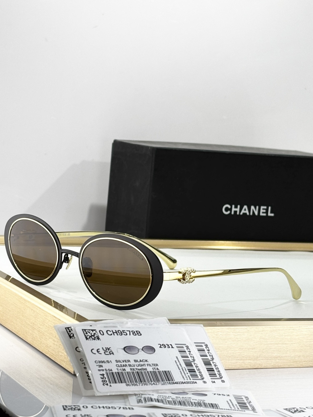 Ch**el glasses ch9578b 54-23-136
