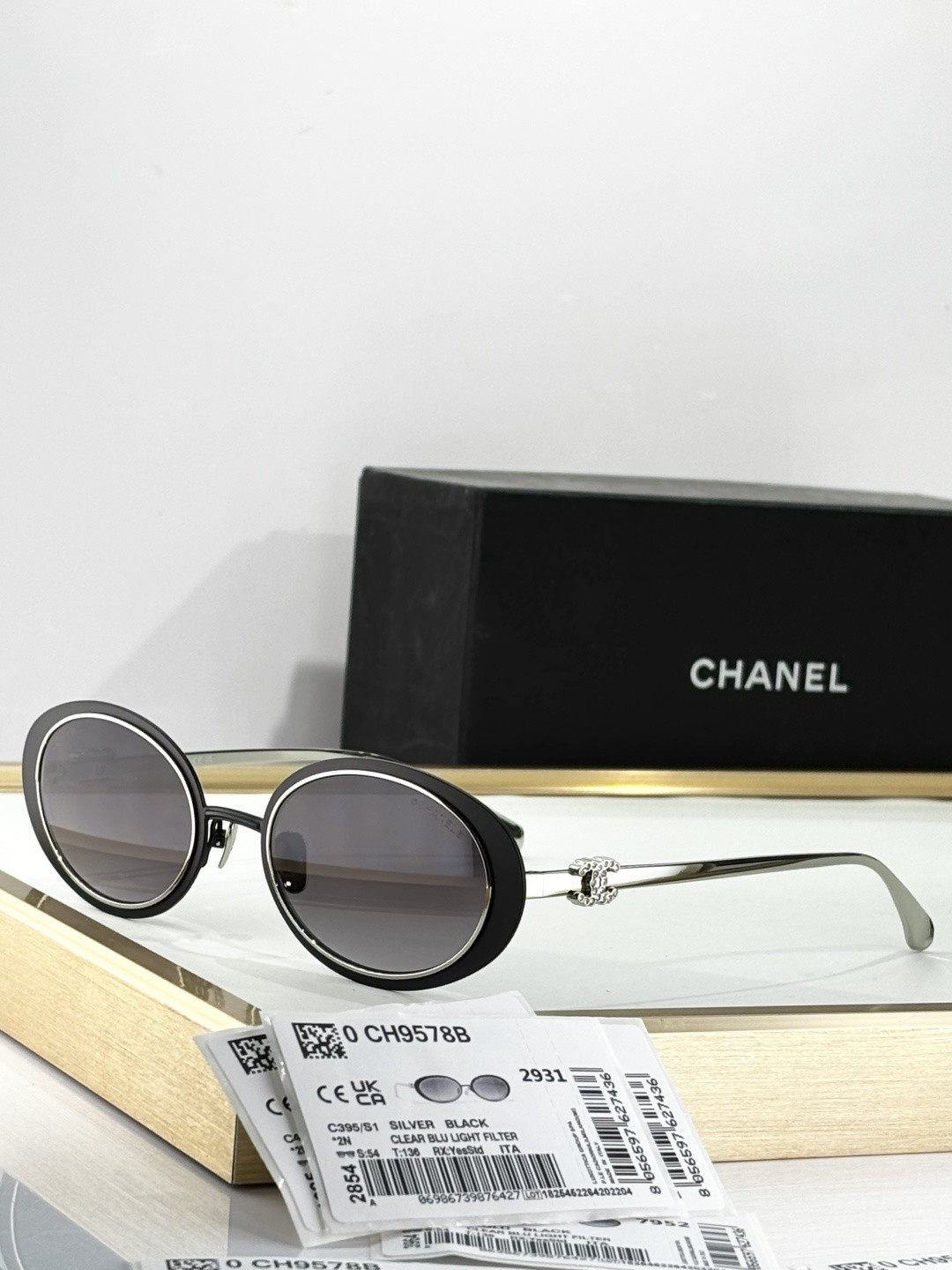 Ch**el glasses ch9578b 54-23-136